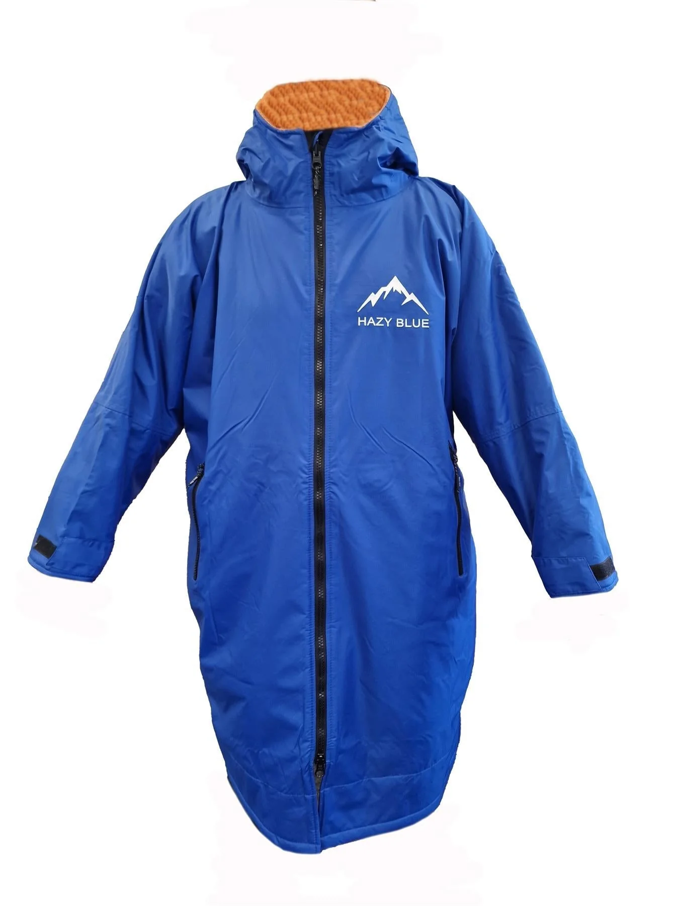 Hazy Blue Waterproof Kids All Weather Changing Robe - Image 8