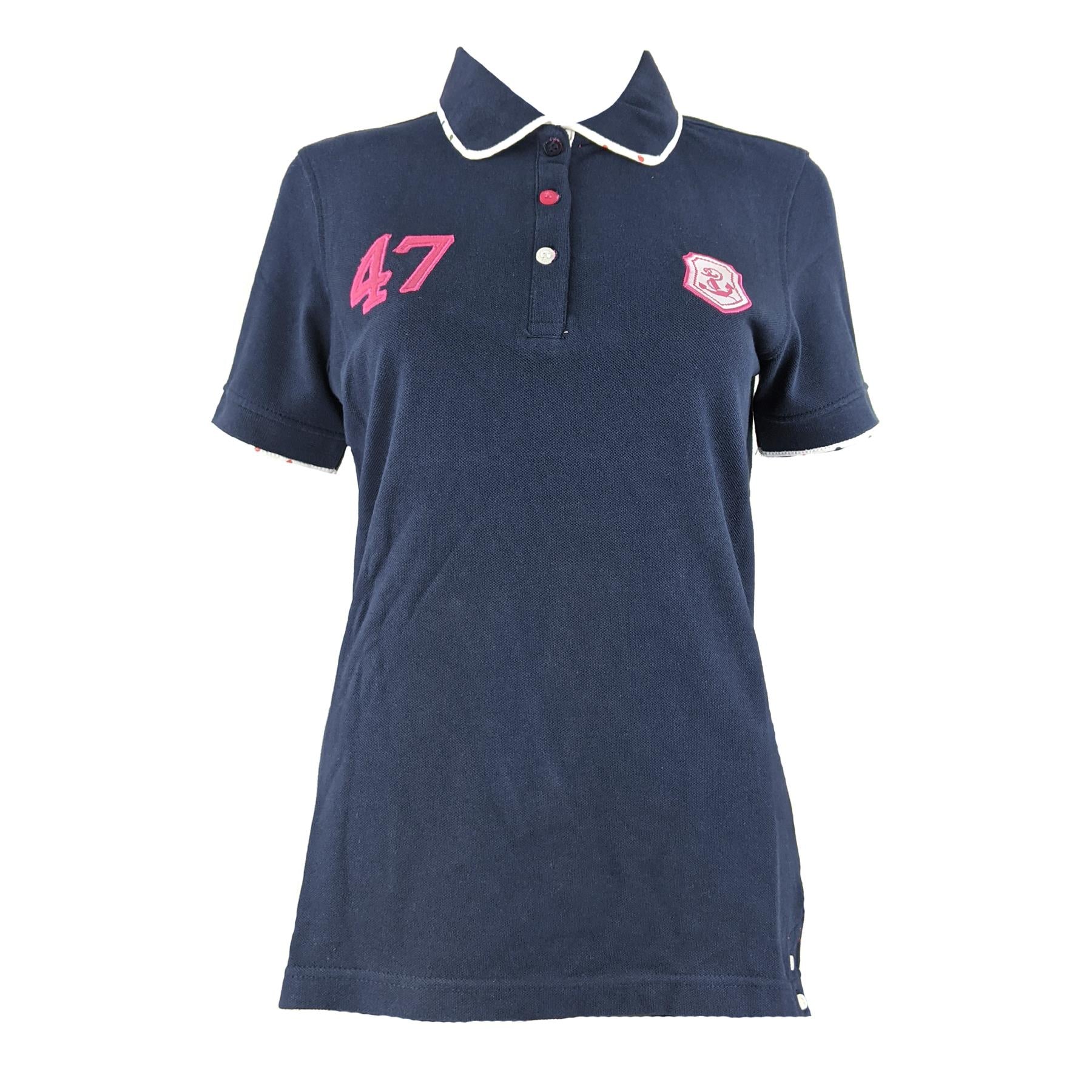 Hazy Blue Womens Short Sleeve Polo Shirt - Abby - Image 5