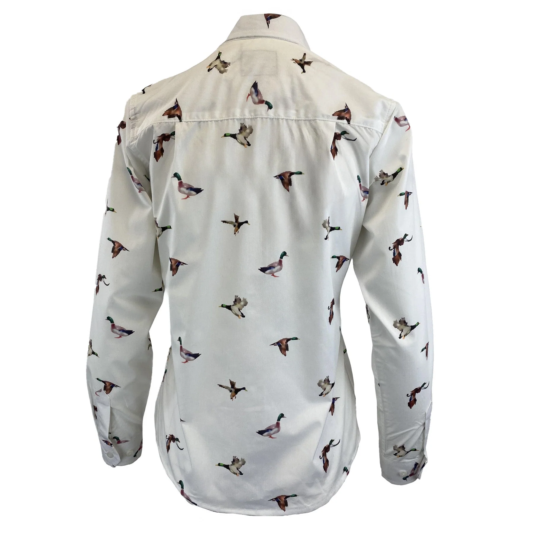 Hazy Blue Womens Long Sleeve Duck Shirt - Camila - Image 4