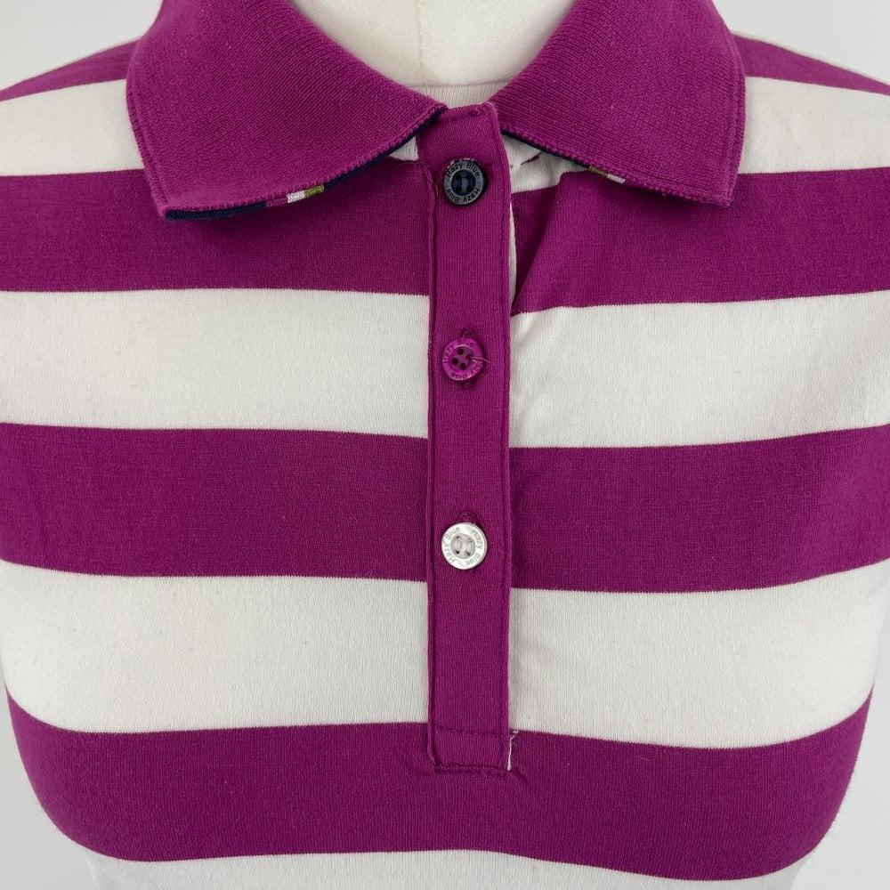 Hazy Blue Womens Sleeveless Polo Shirt - Minnie - Image 12