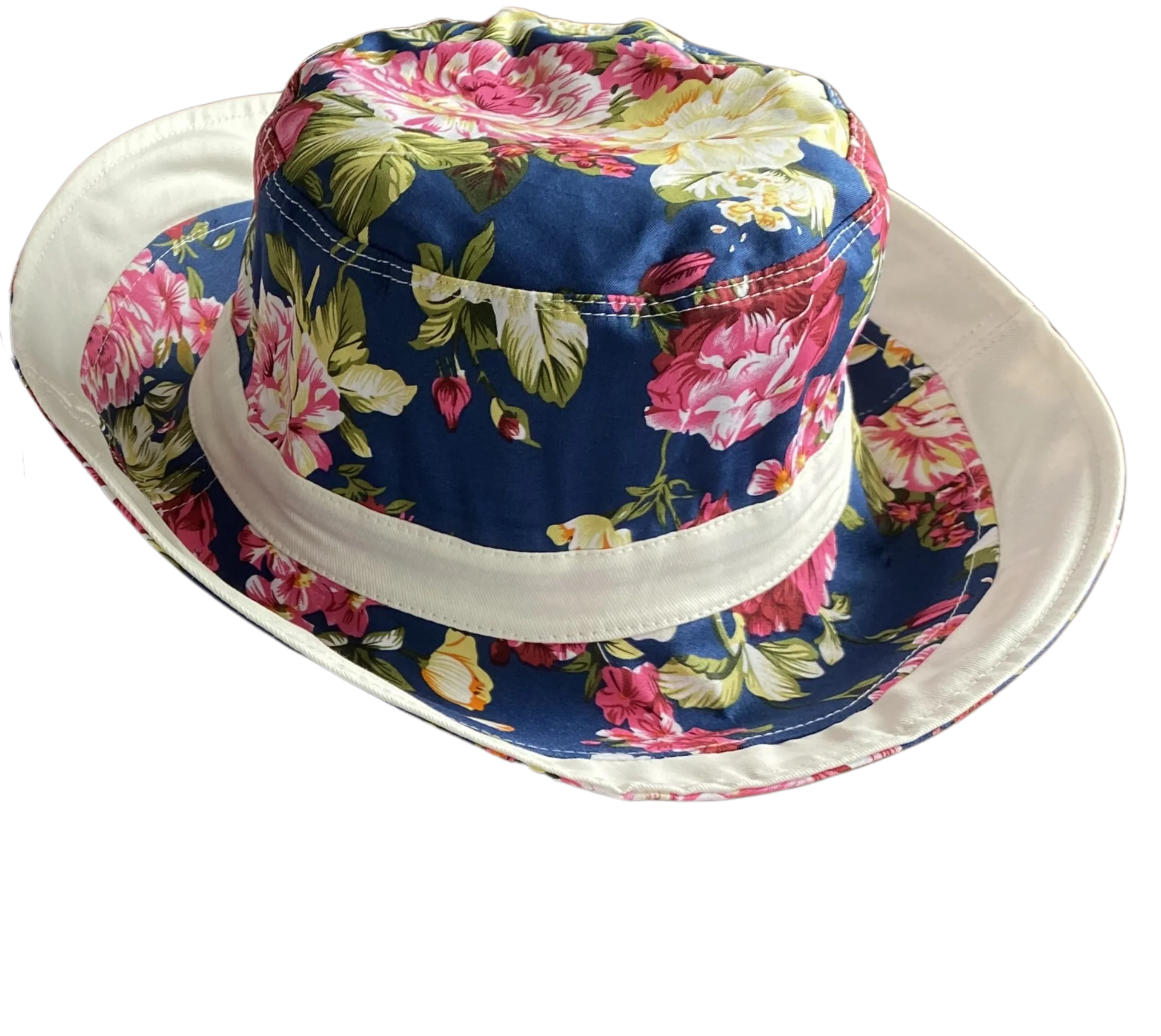 Women's Reversible Bucket Hat | Summer Floral Big Flower Print - Image 4