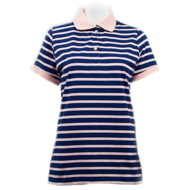 Hazy Blue Womens Short Sleeve Polo Shirt - Zoe - Image 5