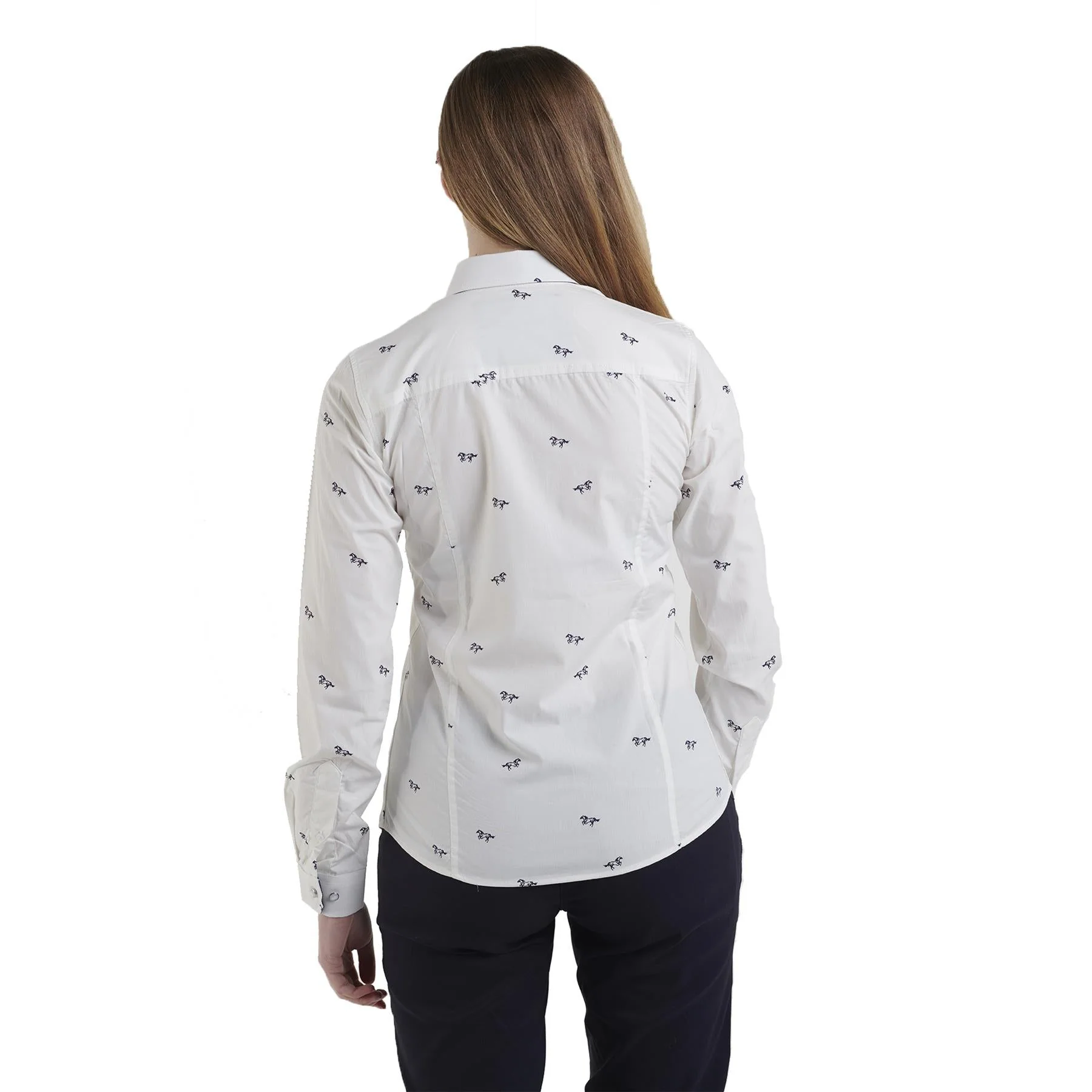 Hazy Blue Womens Ladies Long Sleeve Shirt - Vinita - Image 5