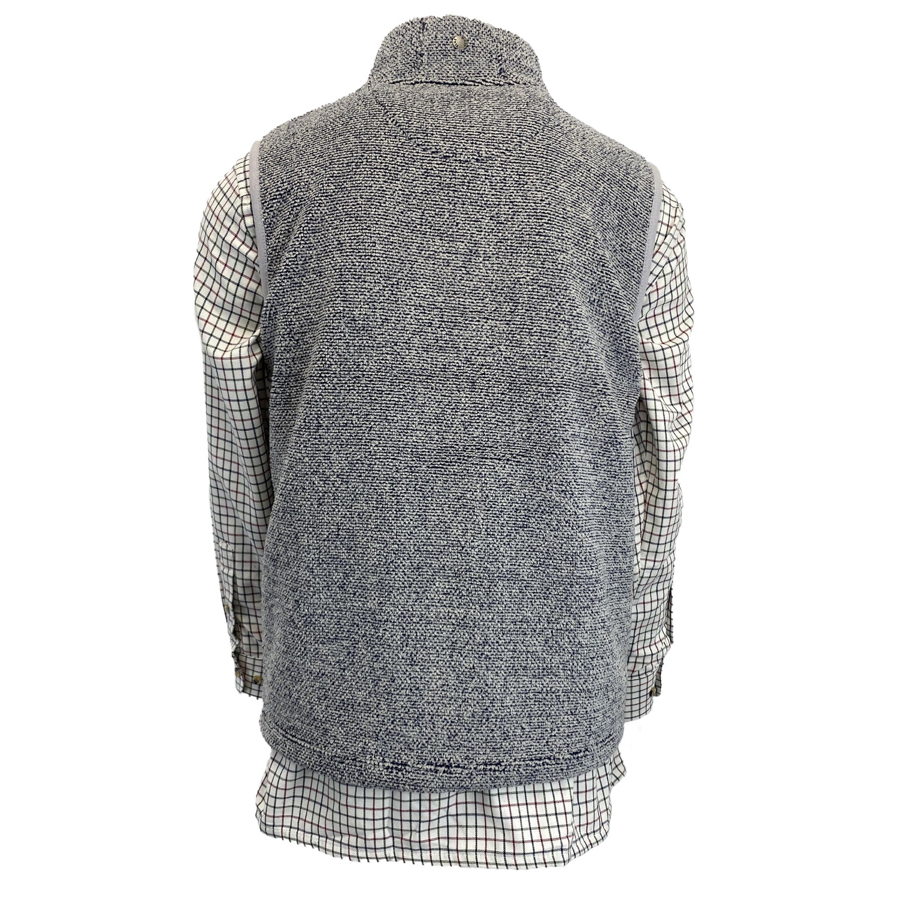 Hazy Blue Zack Mens Full Zip Fleece Gilet - Image 2