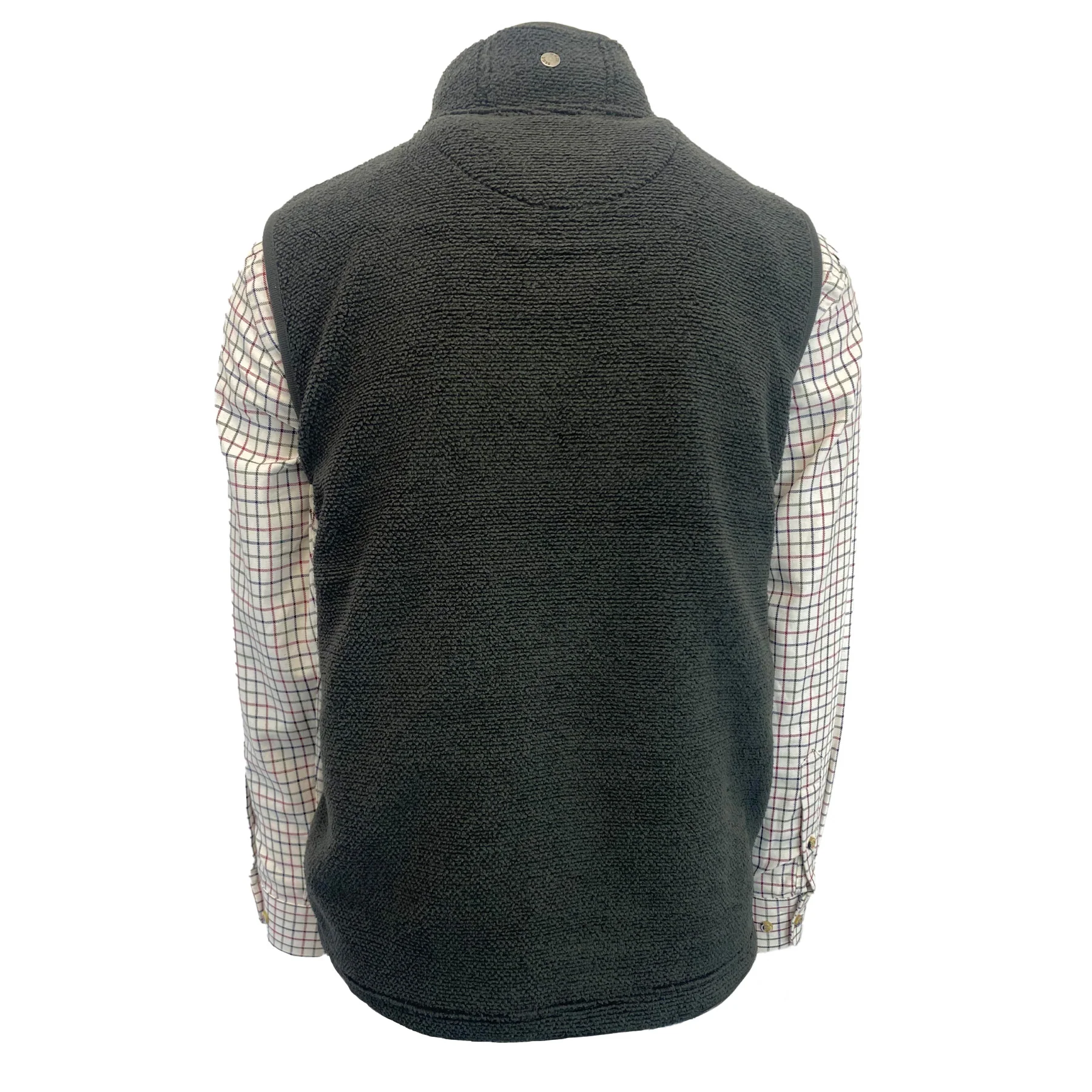 Hazy Blue Zack Mens Full Zip Fleece Gilet - Image 4