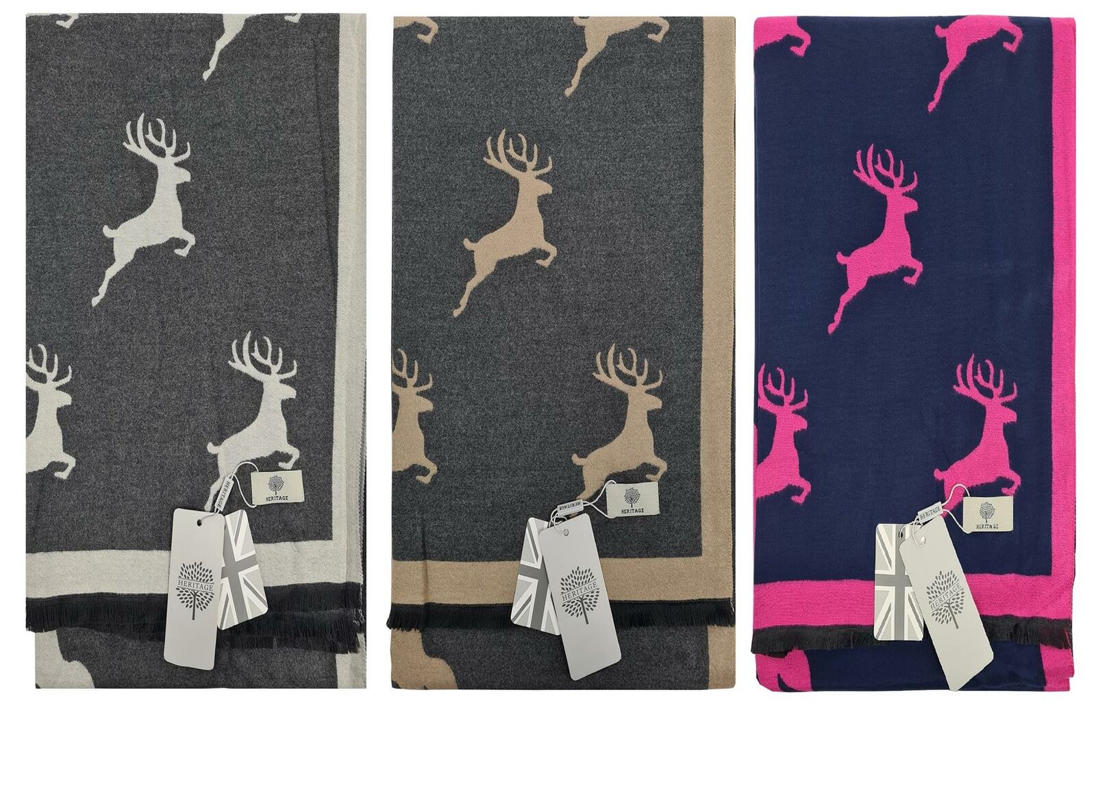 Hazy Blue New Heritage Collection Women's Scarves - STAG - Image 8