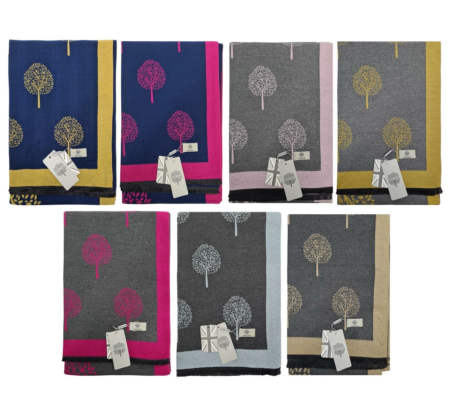Heritage Pashmina Tree Of Life Womens Scarf - Image 12