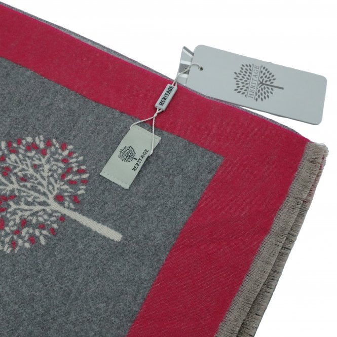 Heritage Scarf Women's Scarves Reversible - Tree of Life - Image 2