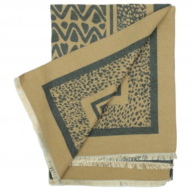 Heritage Scarf Women's Scarves Reversible - Waves - Image 3