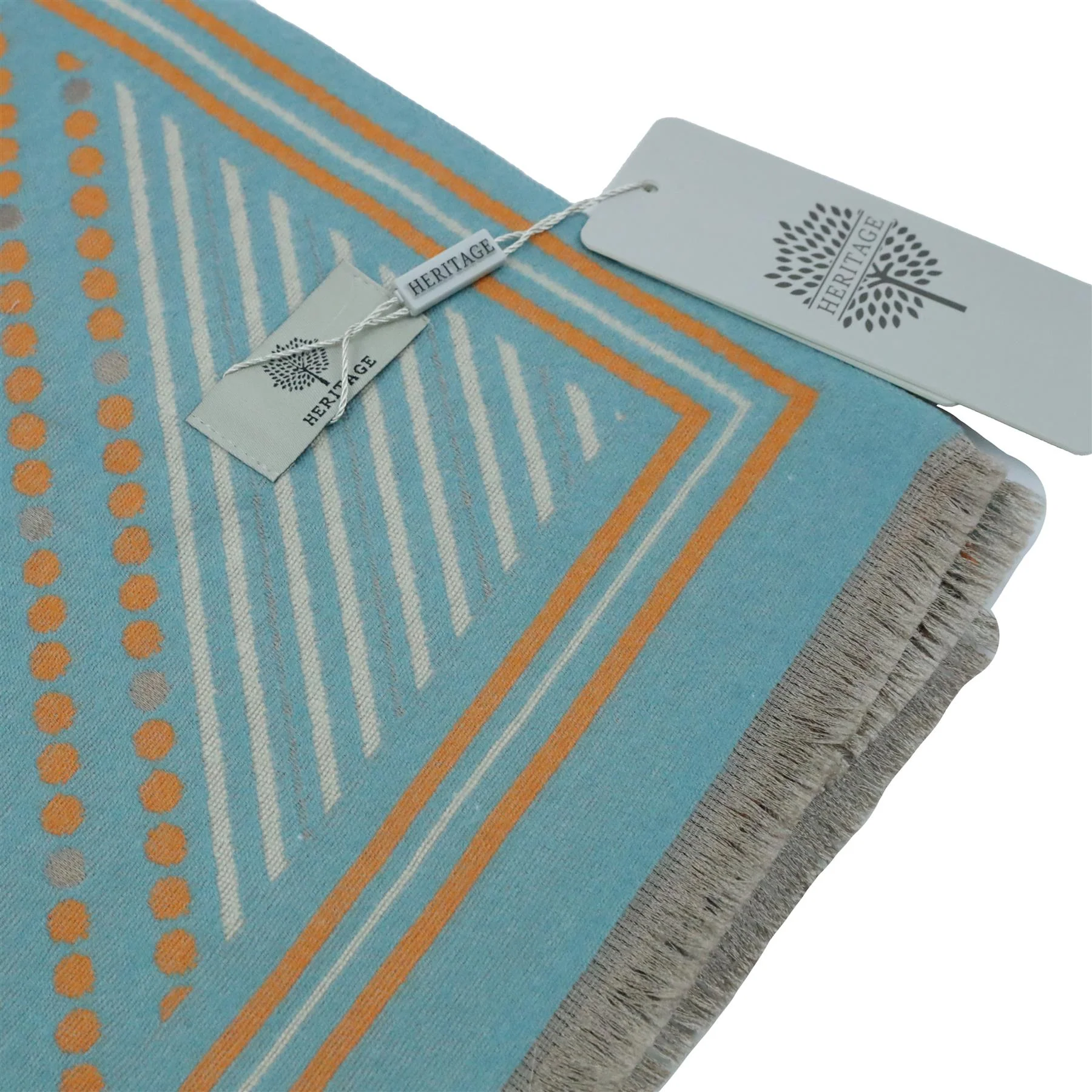 Heritage Warm Cashmere Pashmina Soft Feel Scarve - Aztec - Image 5