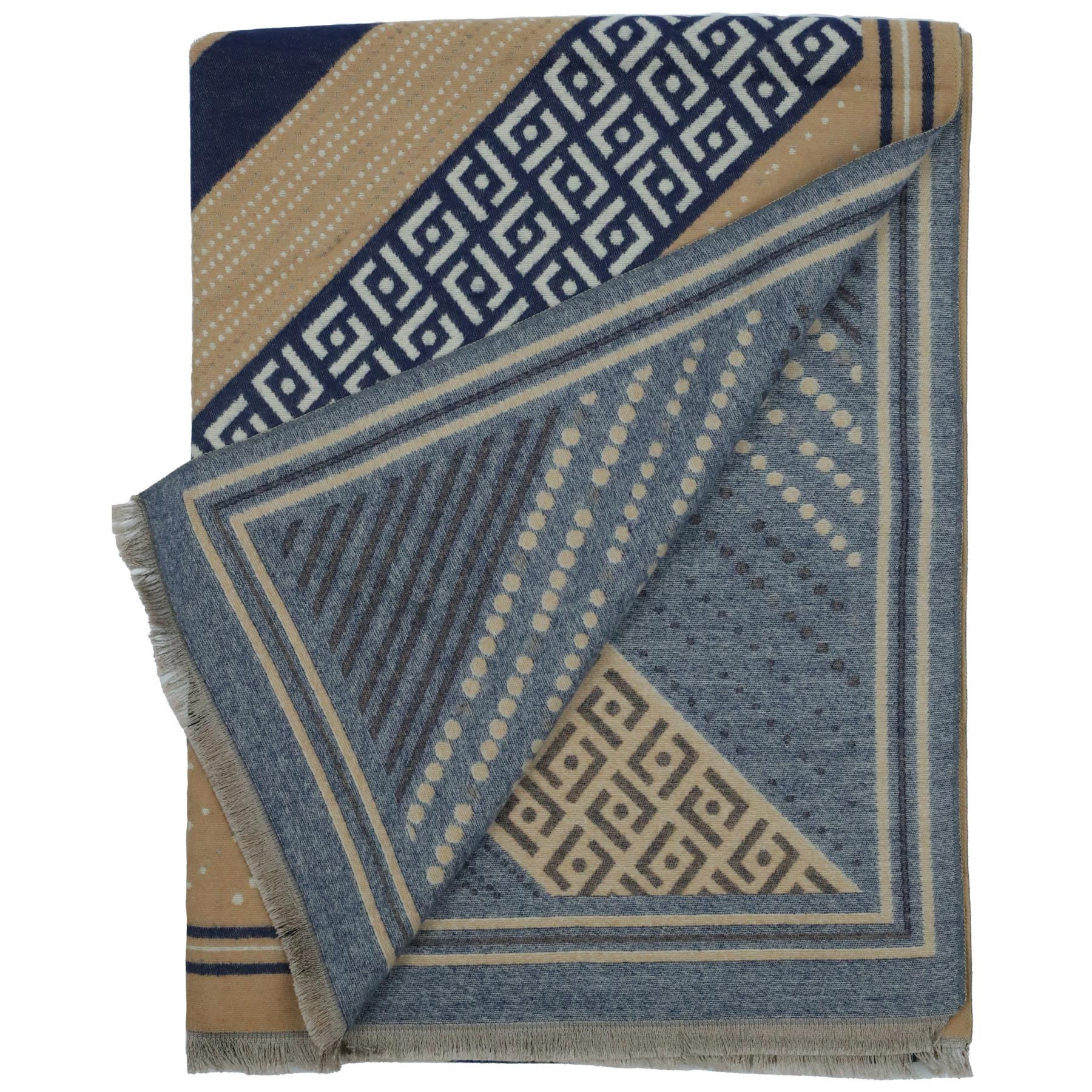 Heritage Warm Cashmere Pashmina Soft Feel Scarve - Aztec - Image 9