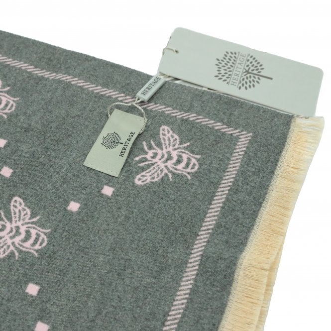 Heritage Warm Cashmere Pashmina Soft Feel Scarves - Bee with Dots - Image 15