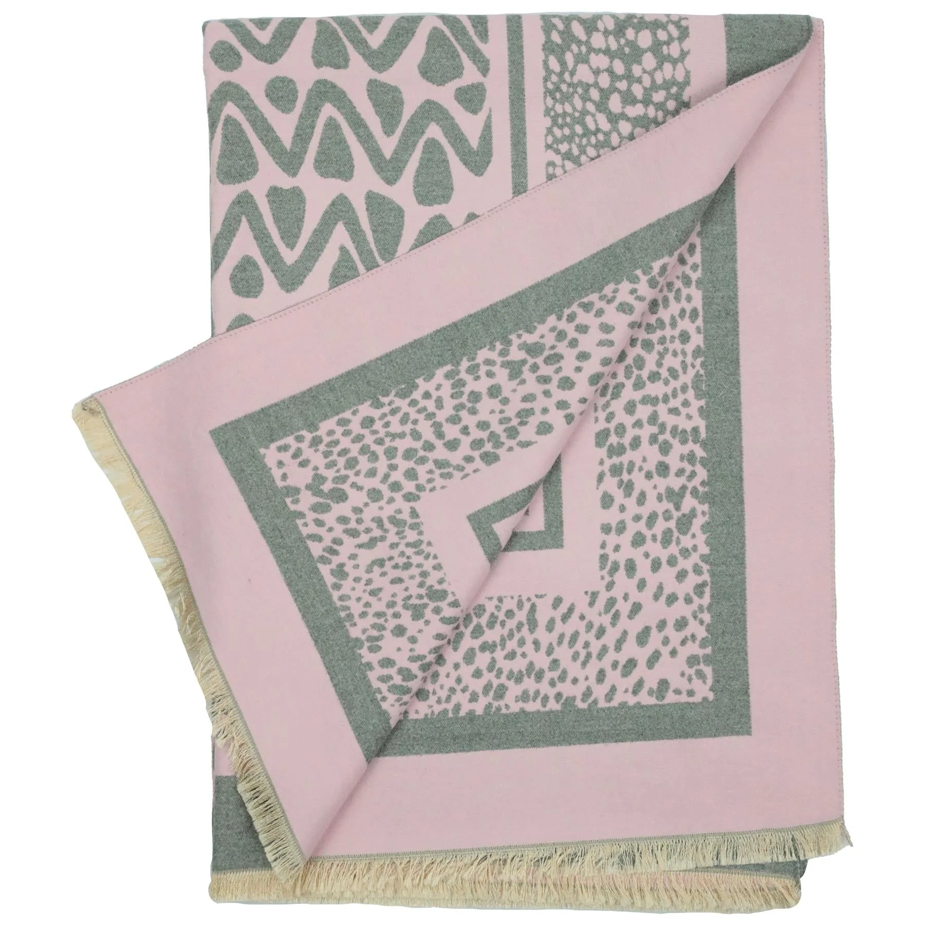 Heritage Warm Cashmere Pashmina Soft Feel Scarves - Leopard - Image 11
