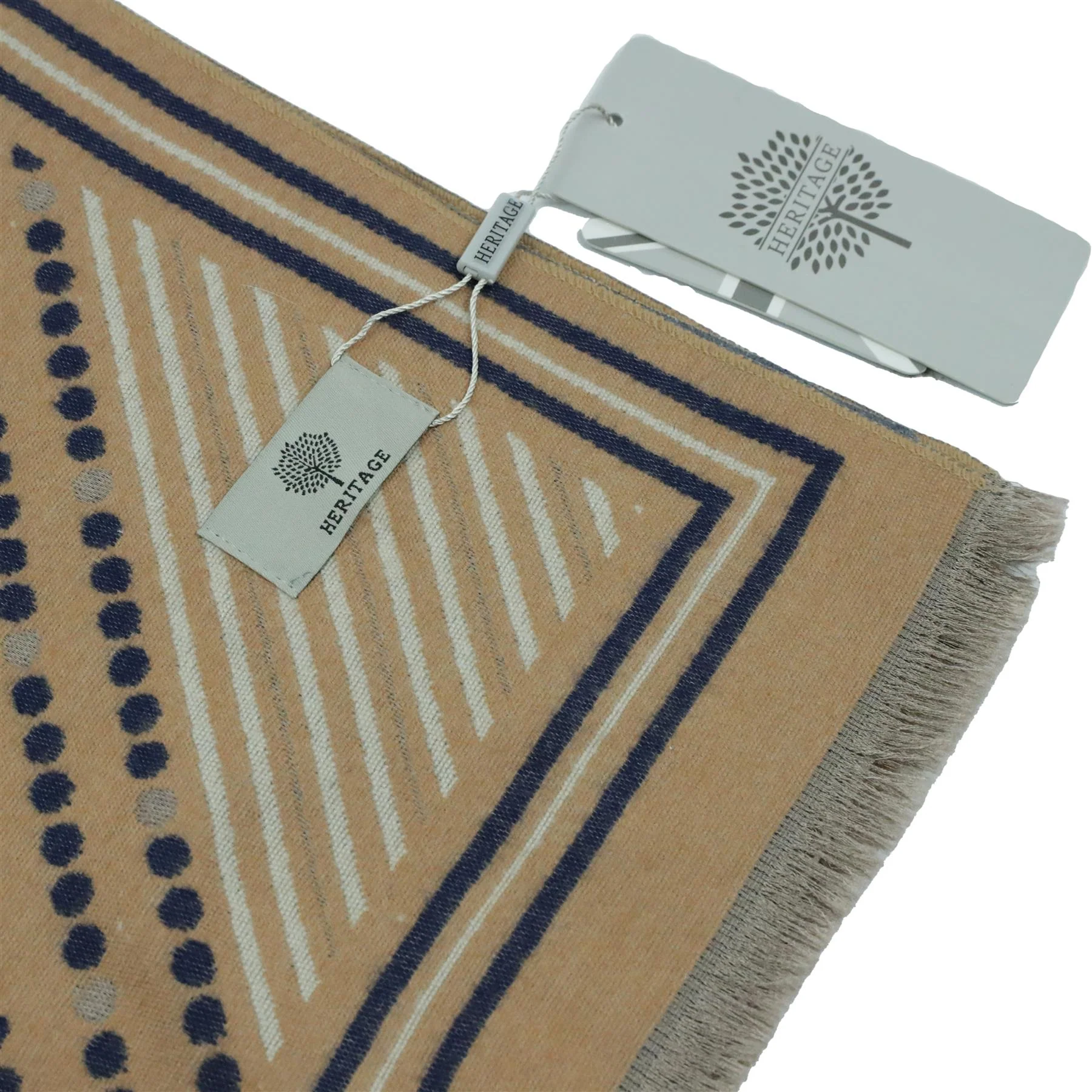 Heritage Warm Cashmere Pashmina Soft Feel Scarves - Leopard - Image 6