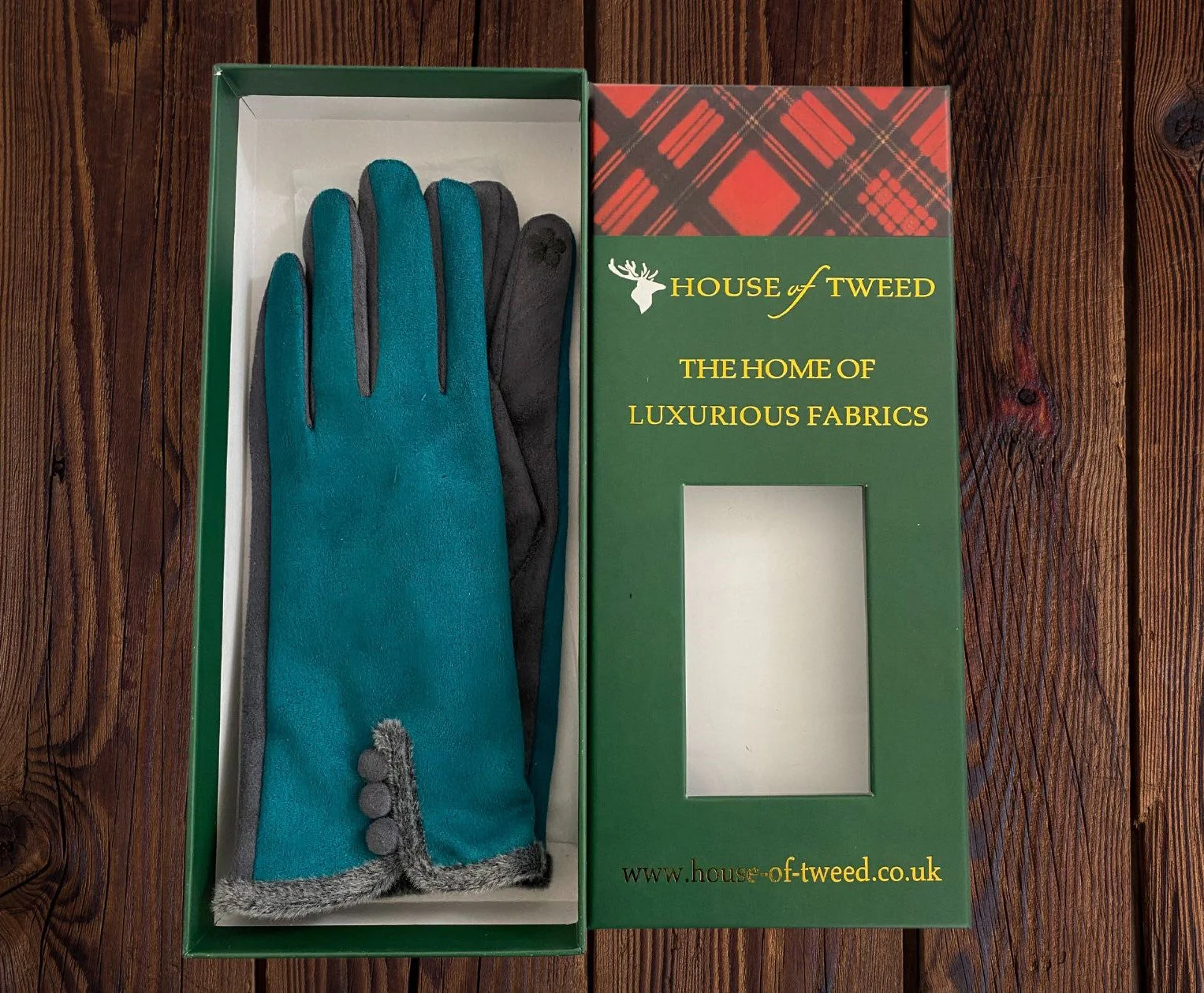 House Of Tweed Ladies Faux Suede Soft Gloves One Size - Image 6