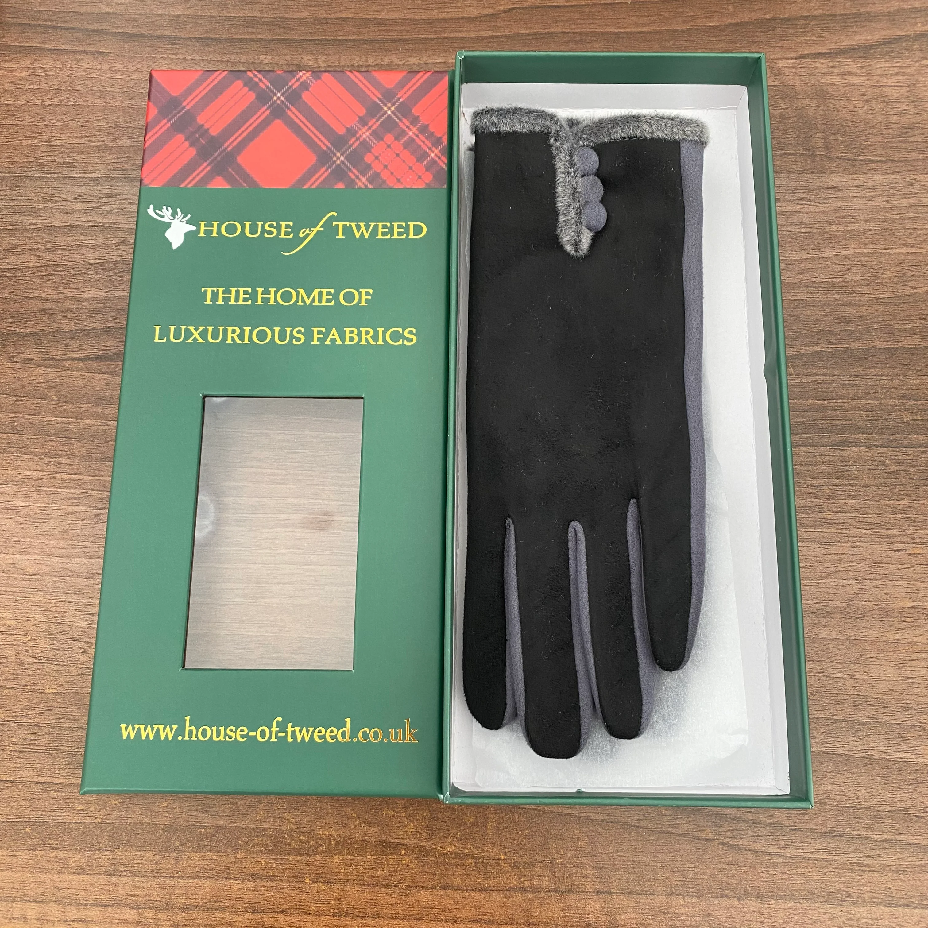House Of Tweed Ladies Faux Suede Soft Gloves One Size - Image 9