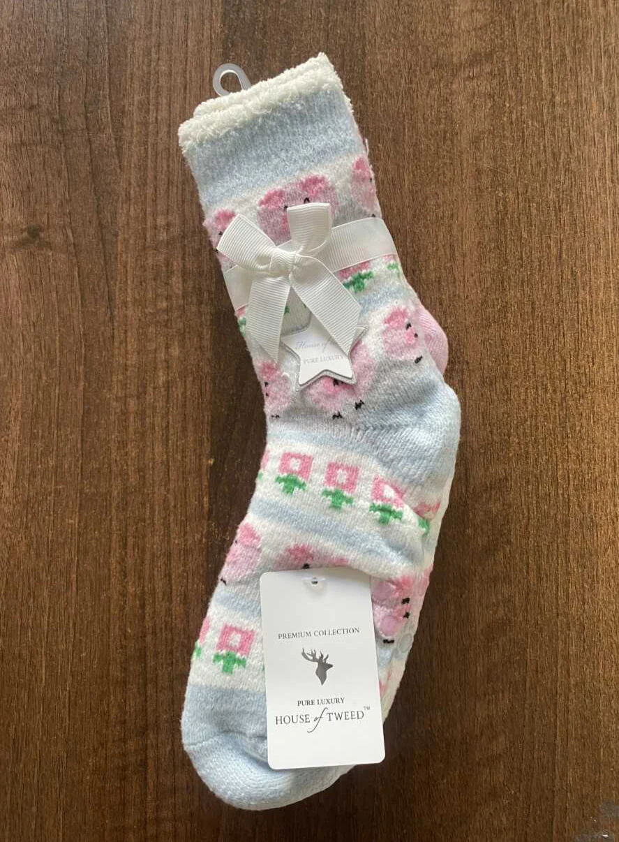 House of Tweed Ladies Fluffy Cosy Socks - 2 Pack One Size - Image 16