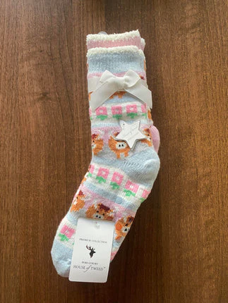House of Tweed Ladies Fluffy Cosy Socks - 2 Pack One Size - Image 18