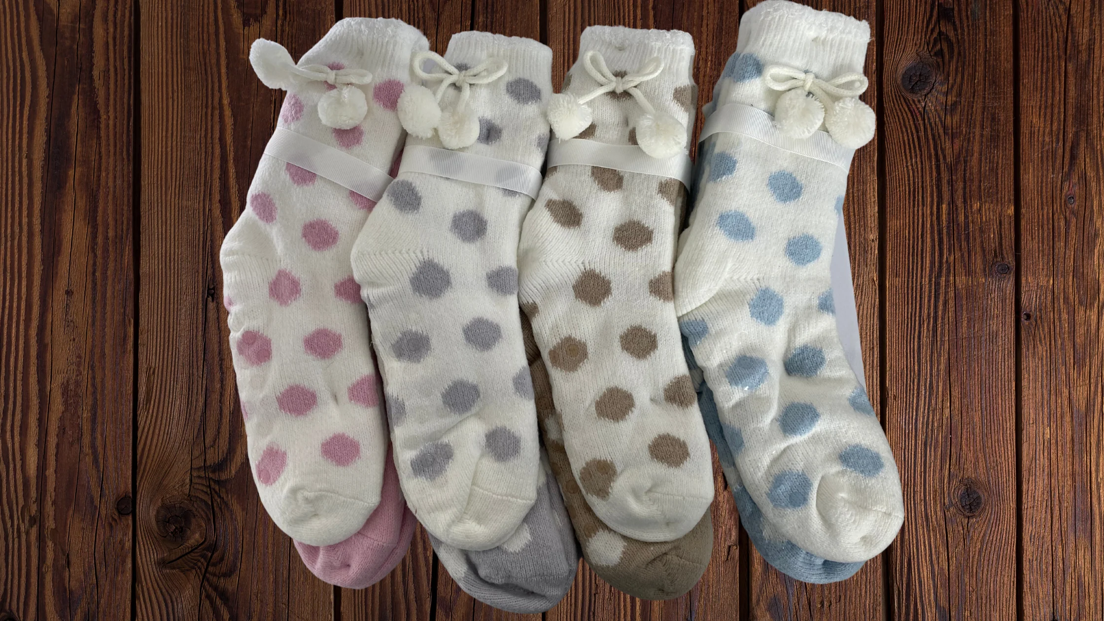 House of Tweed Ladies Fluffy Cosy Socks - 2 Pack One Size - Image 4
