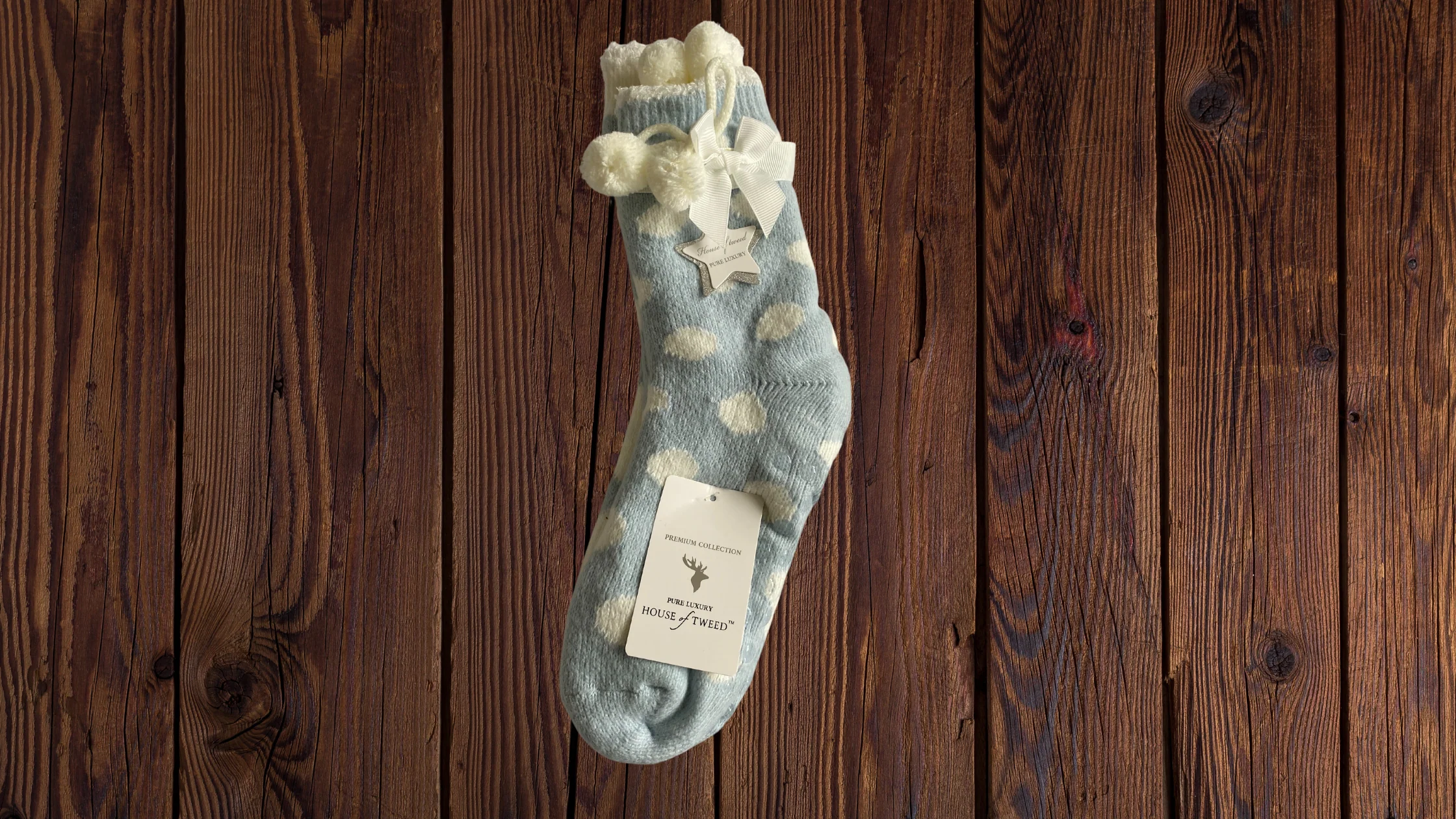 House of Tweed Ladies Fluffy Cosy Socks - 2 Pack One Size - Image 7