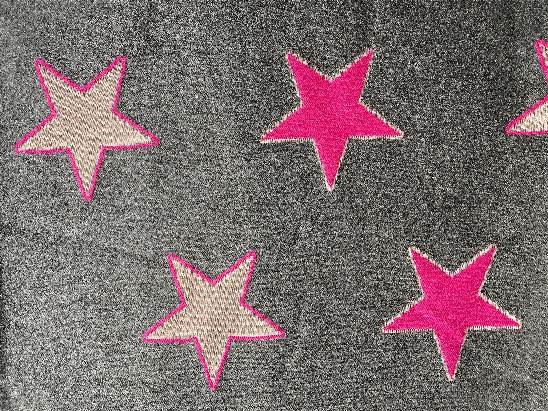 House of Tweed Ladies Womens Scarf - Stars - Image 8