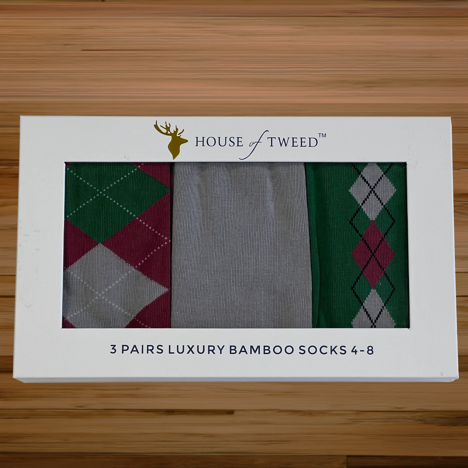 House of Tweed Luxury Womens Bamboo Socks | 3 Pairs - Image 3