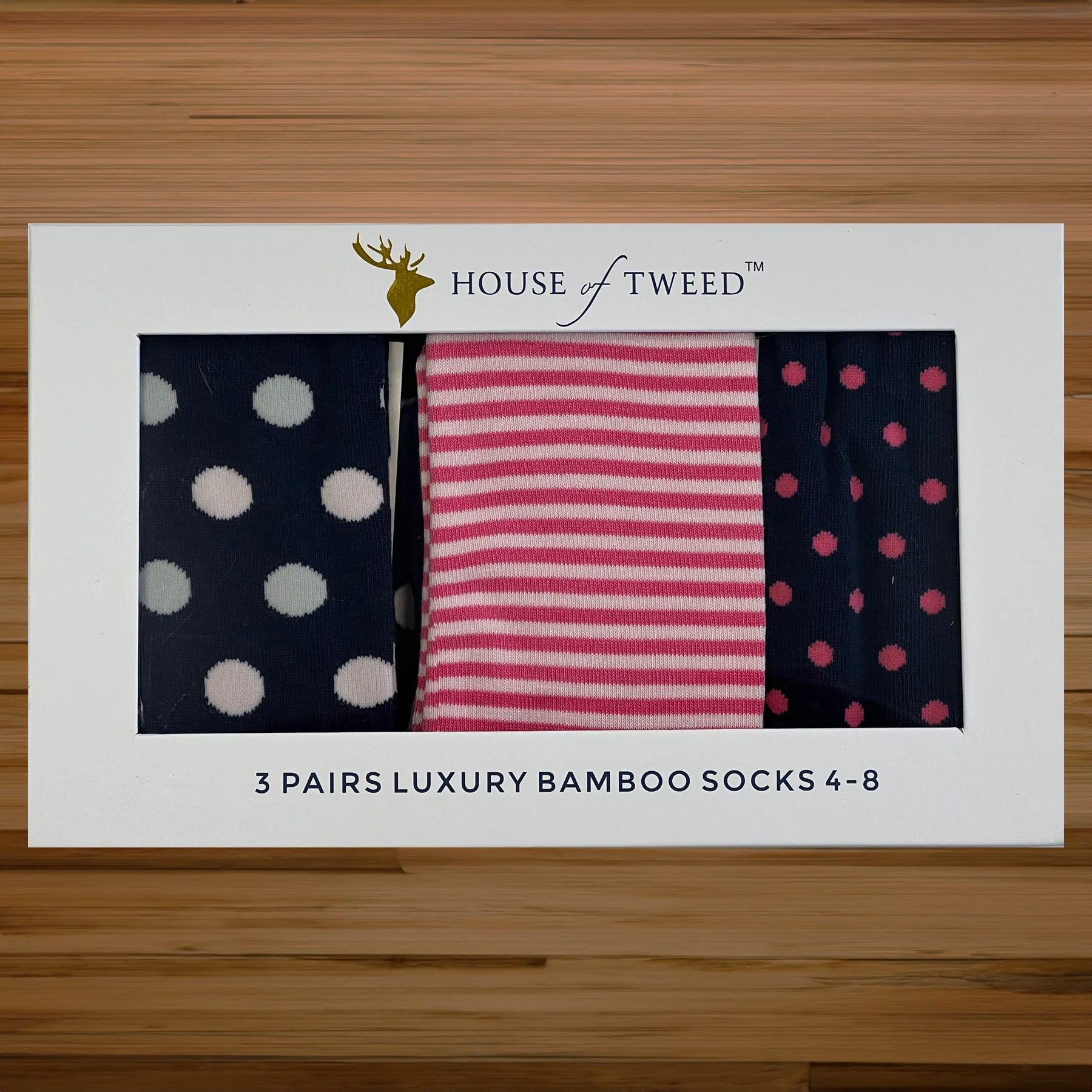 House of Tweed Luxury Womens Bamboo Socks | 3 Pairs - Image 8