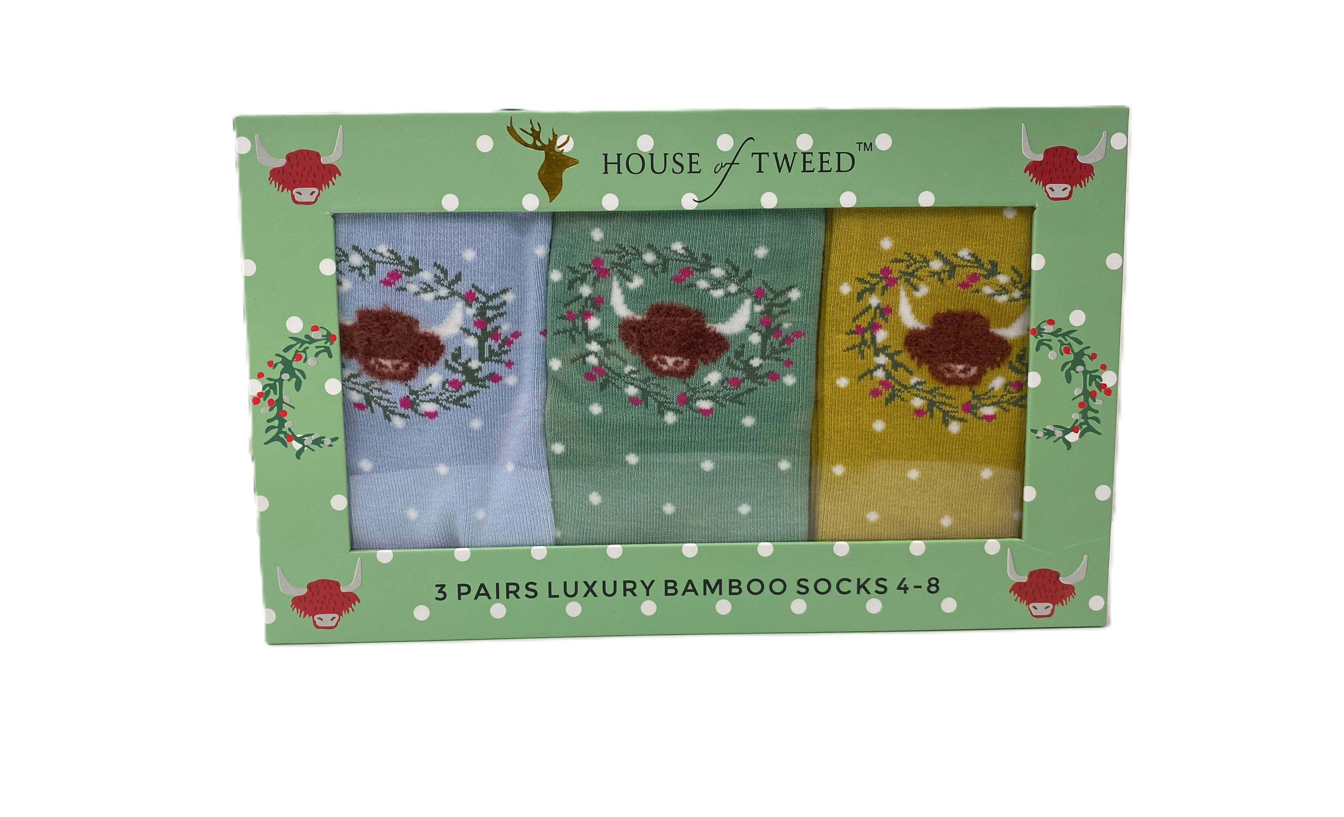 House of Tweed Luxury Ladies Bamboo Gift Novelty Socks - Image 13