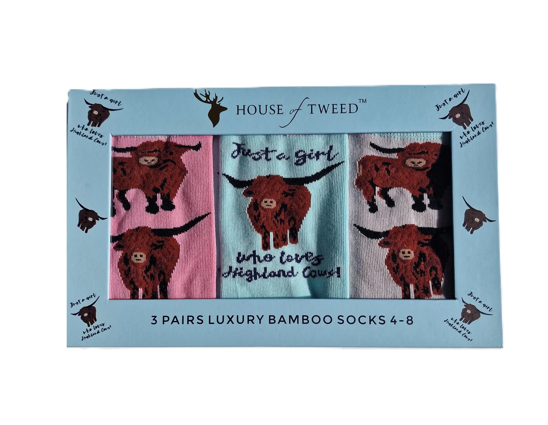 House of Tweed Luxury Ladies Bamboo Gift Novelty Socks - Image 25