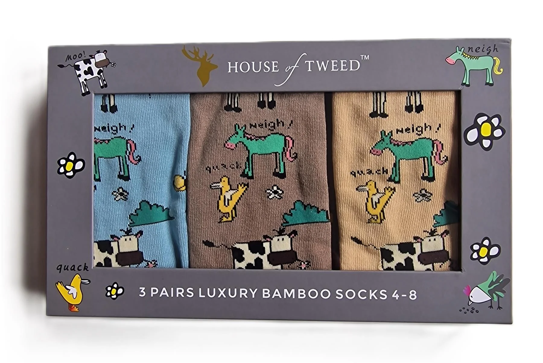 House of Tweed Luxury Ladies Bamboo Gift Novelty Socks - Image 46