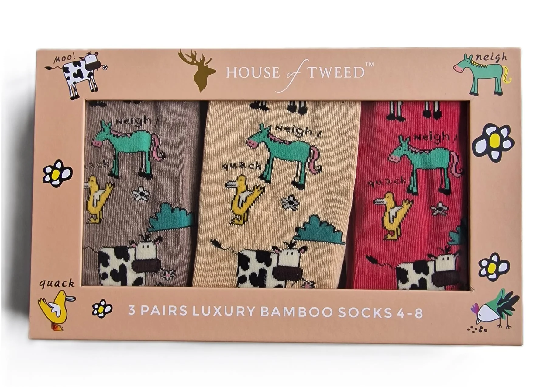 House of Tweed Luxury Ladies Bamboo Gift Novelty Socks - Image 48