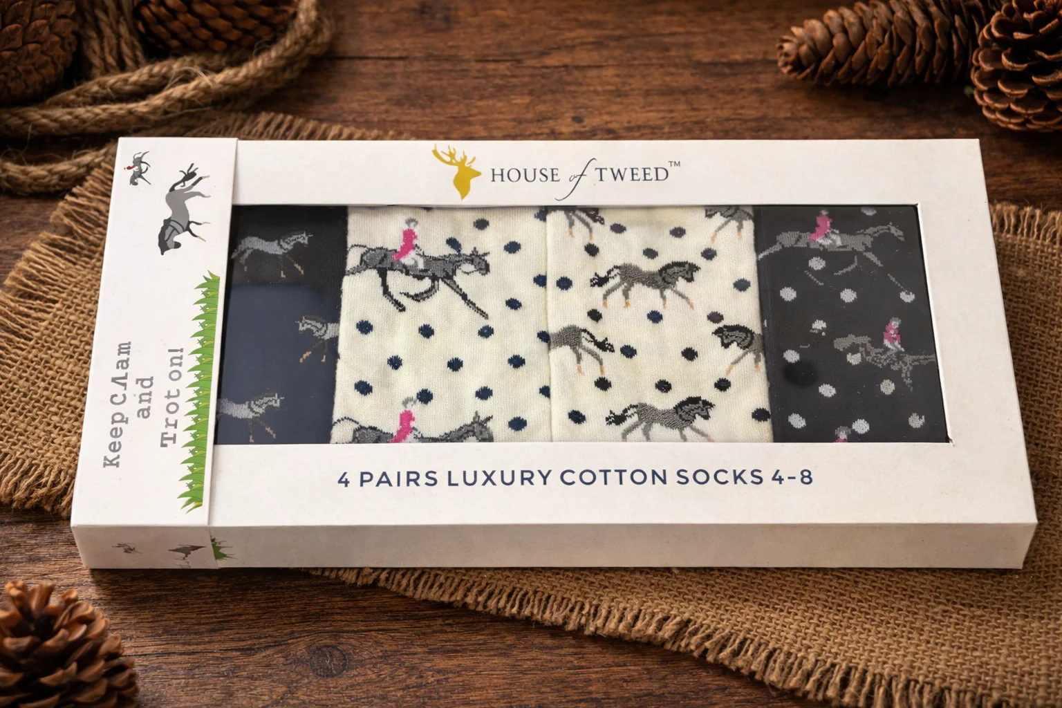 House of Tweed Luxury Ladies Bamboo Gift Novelty Socks - Image 75