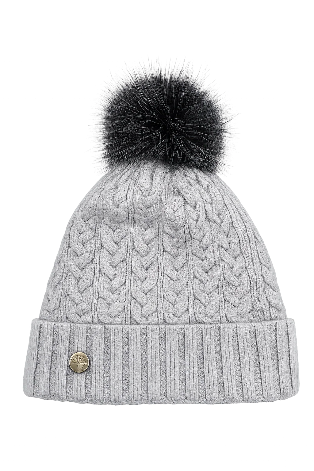 House of Tweed Luxury Plaited Ladies Bobble Pom Pom Beanie Hats - Image 25