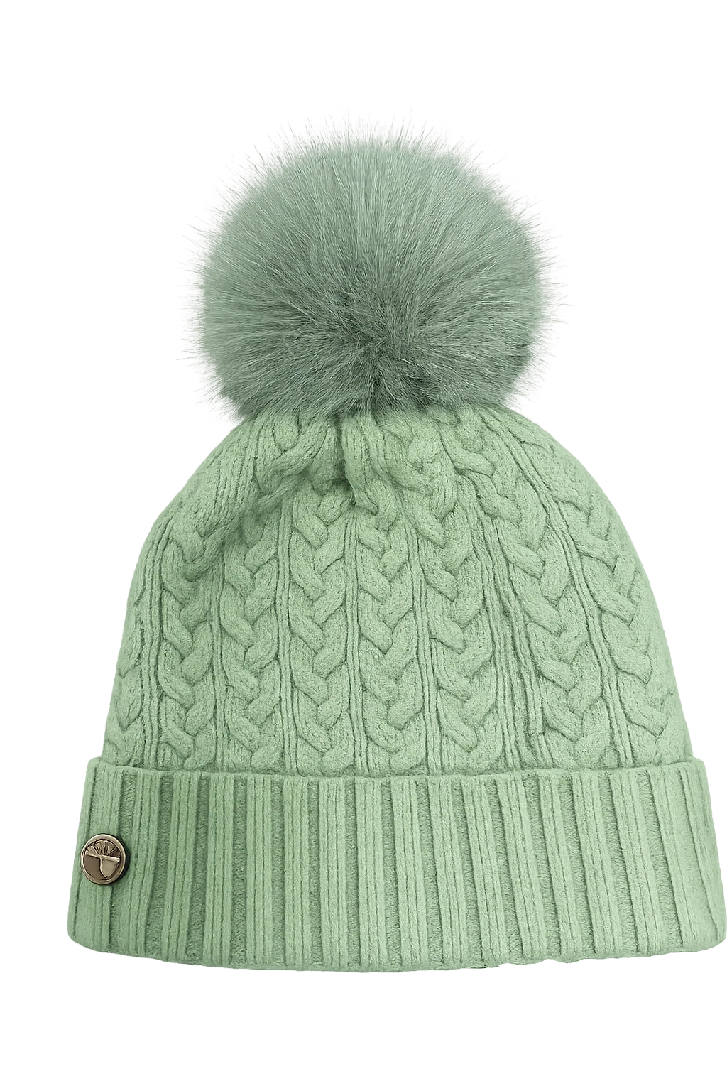 House of Tweed Luxury Plaited Ladies Bobble Pom Pom Beanie Hats - Image 26