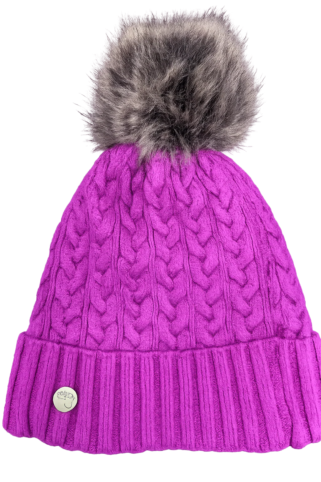House of Tweed Luxury Plaited Ladies Bobble Pom Pom Beanie Hats - Image 34