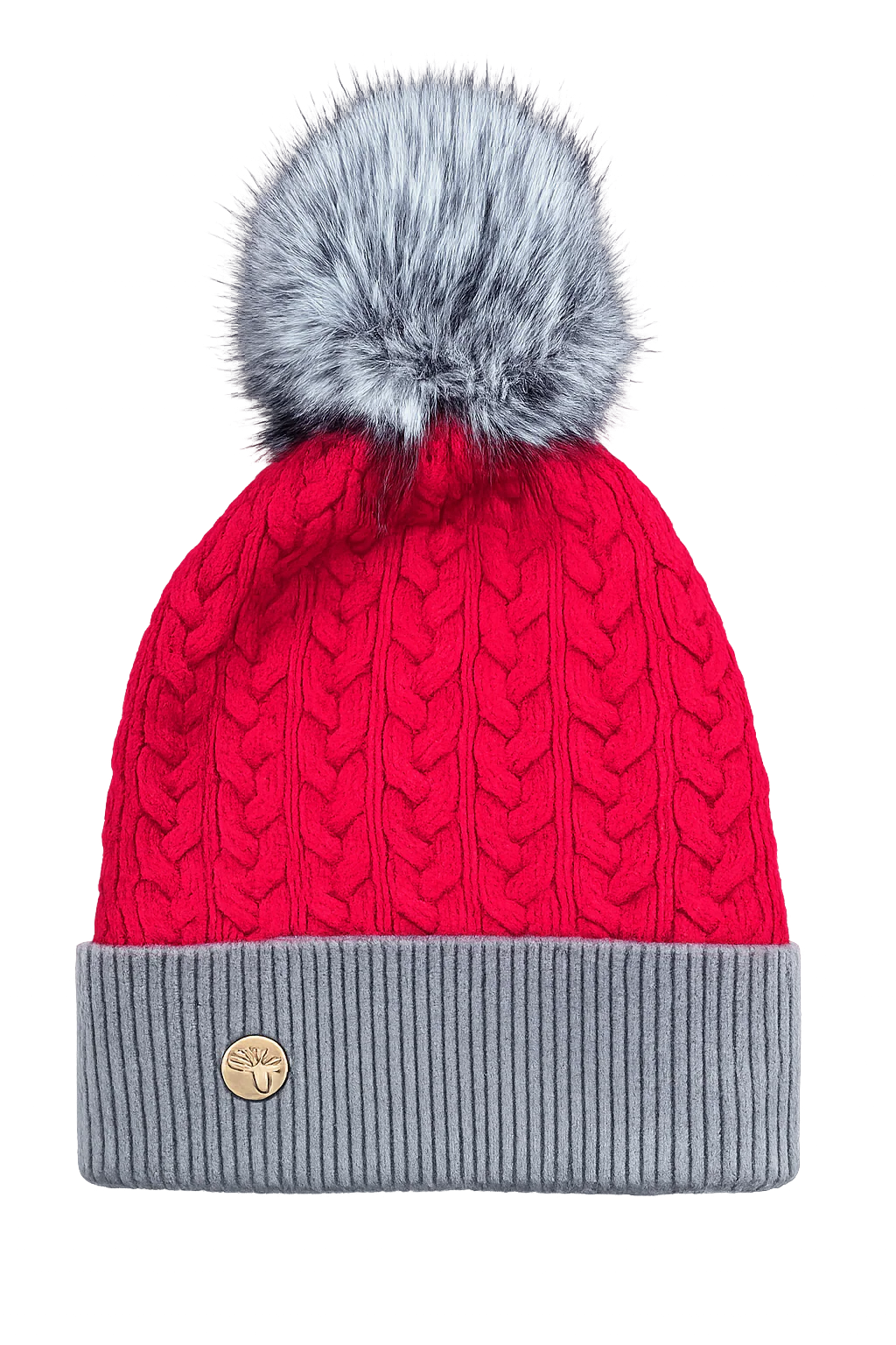 House of Tweed Luxury Plaited Ladies Pom Pom Bobble Beanie Hats - Image 6