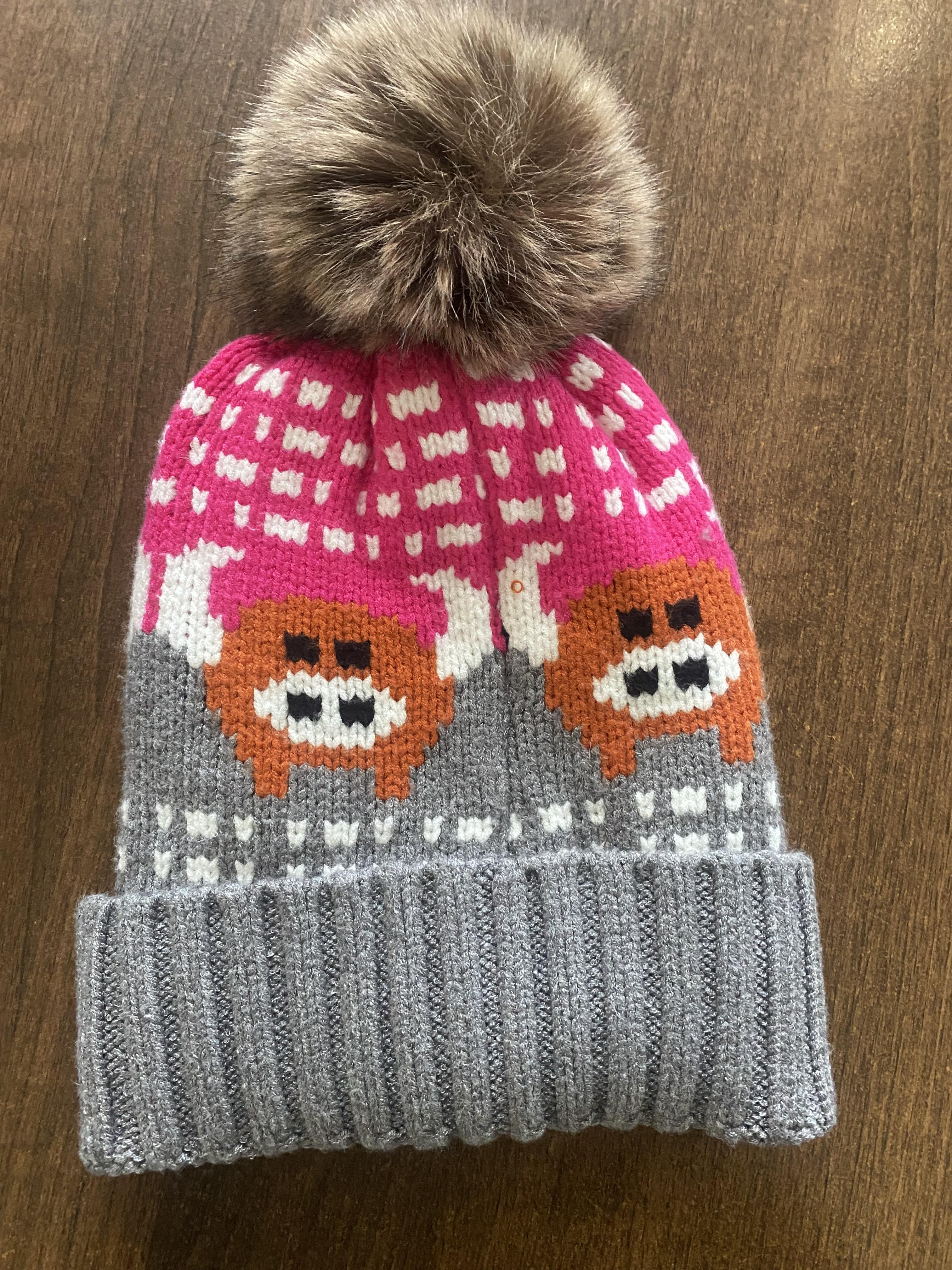 House Of Tweed Luxury Animal Print Pom Pom Beanies - Image 17