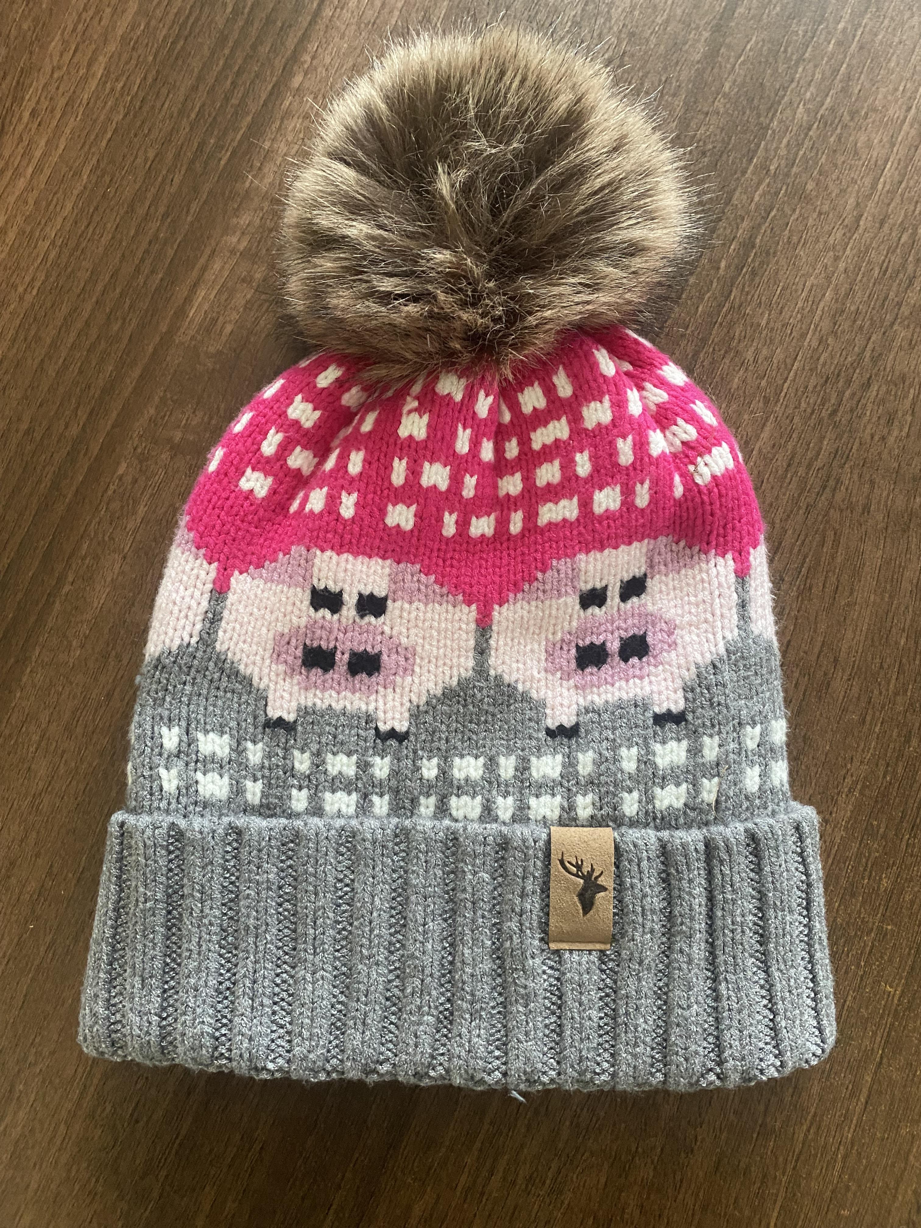 House Of Tweed Luxury Animal Print Pom Pom Beanies - Image 19