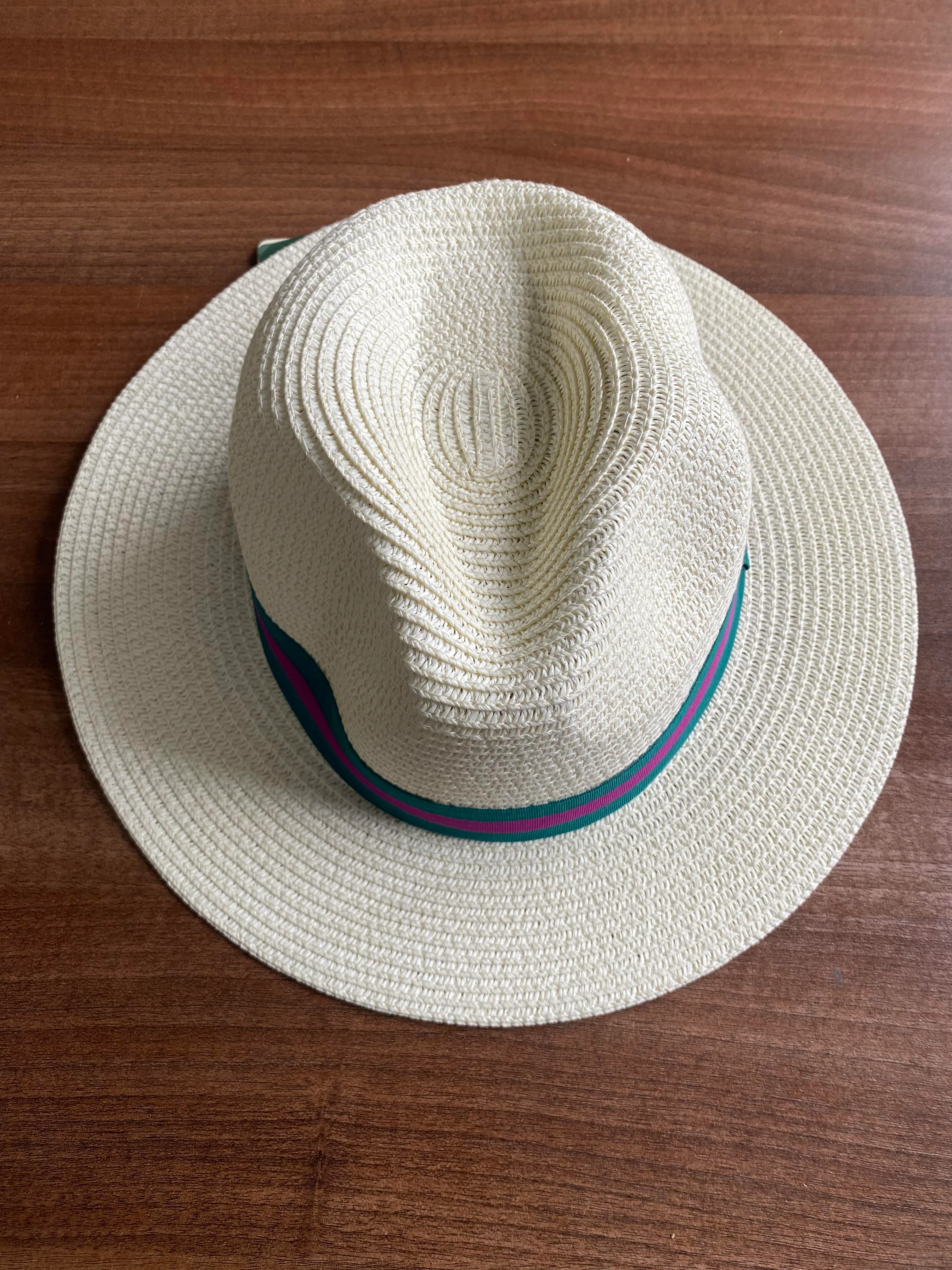 House of Tweed Unisex Paper Straw Hat Fedora Panama Wide Brim - Image 11