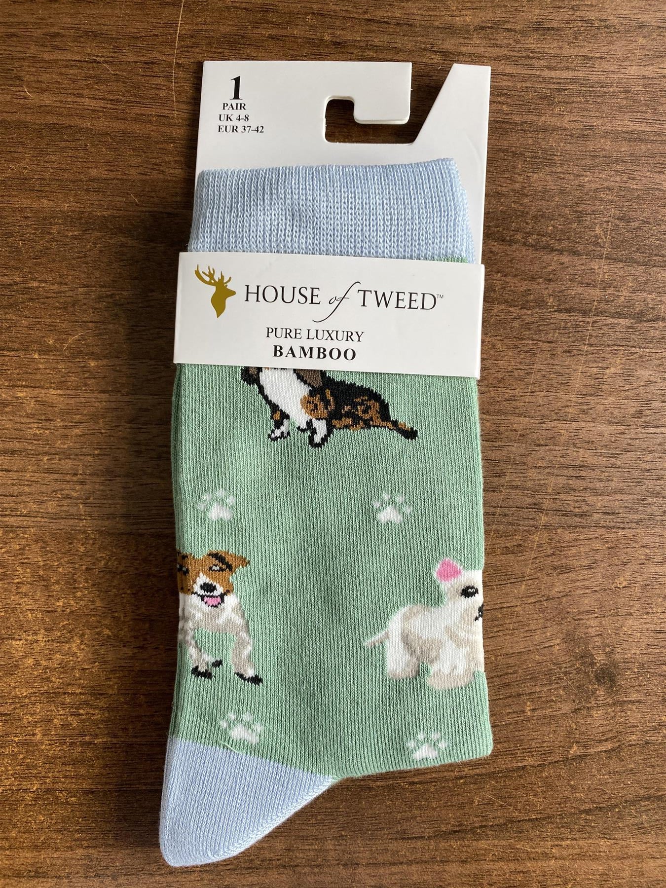 House of Tweed Pure Luxury Women's Bamboo Socks - Animal Pattern Collection - Image 12