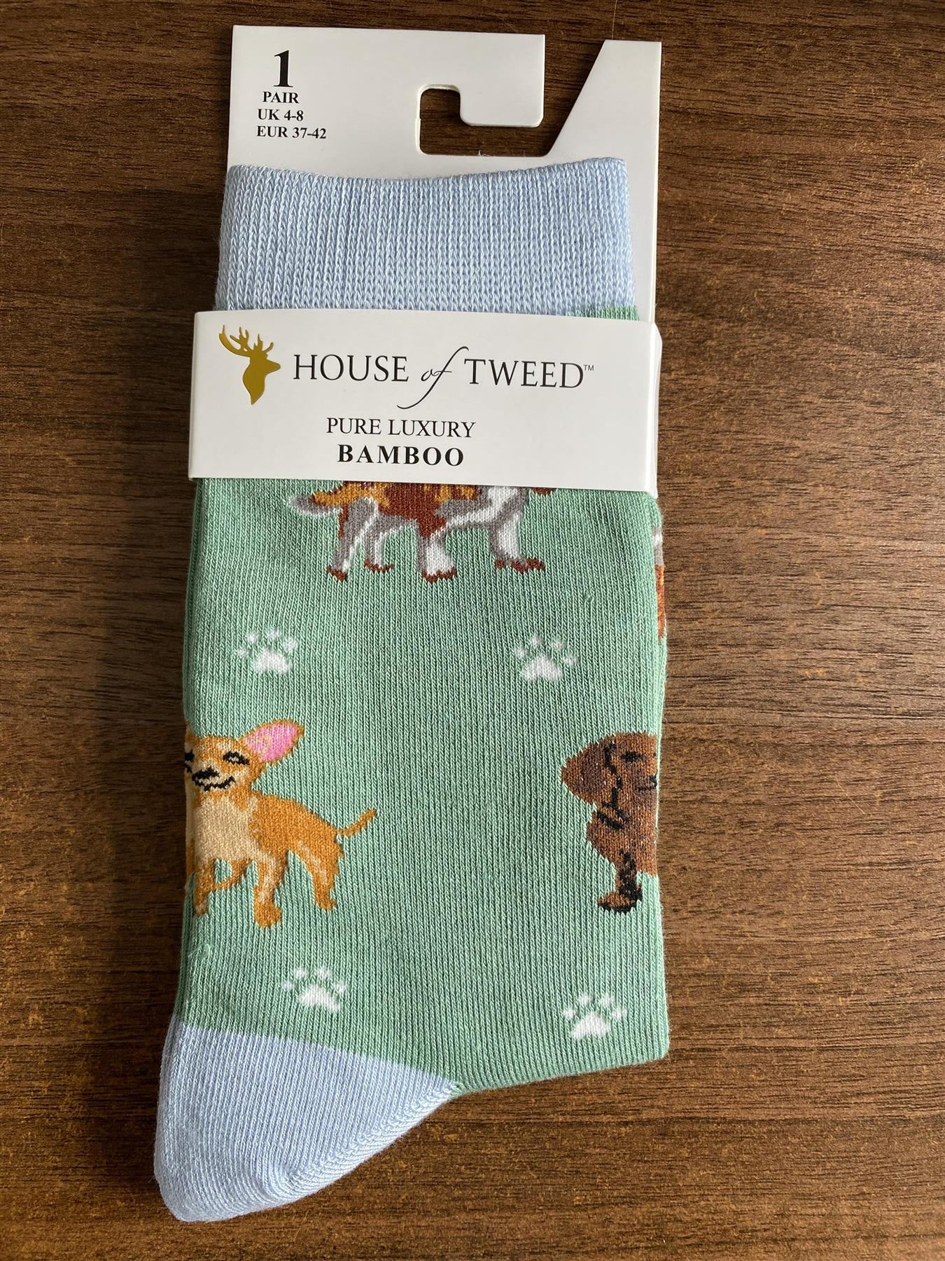 House of Tweed Pure Luxury Women's Bamboo Socks - Animal Pattern Collection - Image 13