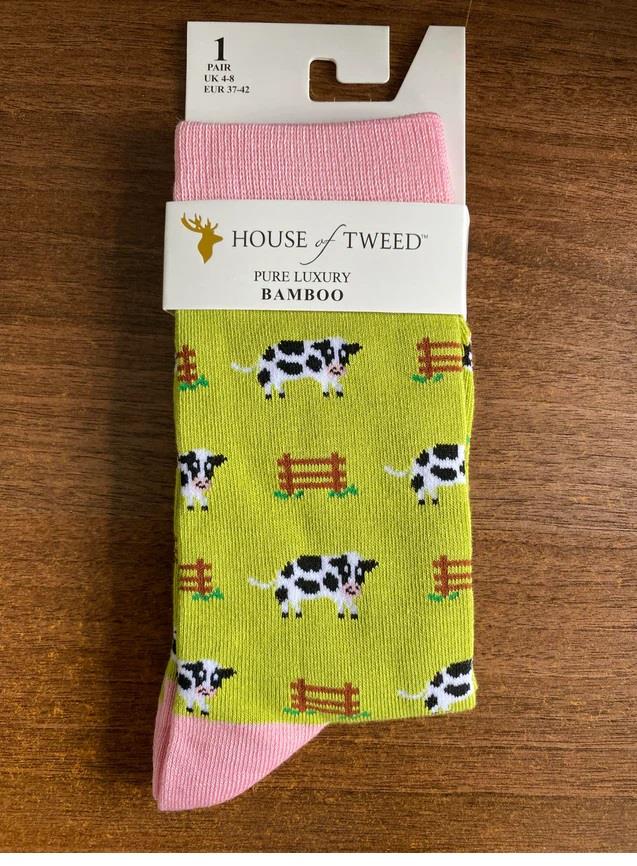 House of Tweed Pure Luxury Women's Bamboo Socks - Animal Pattern Collection - Image 15