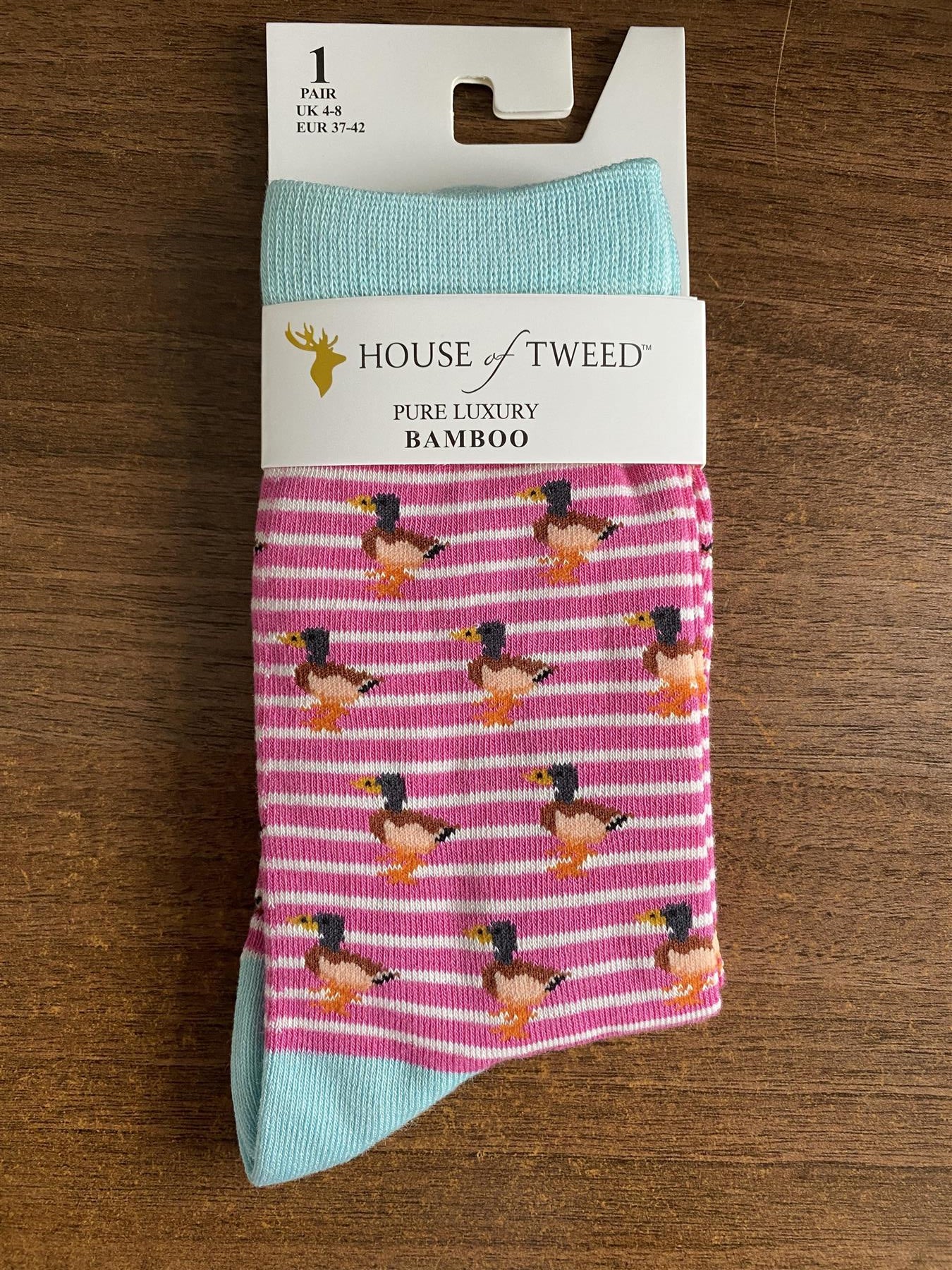 House of Tweed Pure Luxury Women's Bamboo Socks - Animal Pattern Collection - Image 16