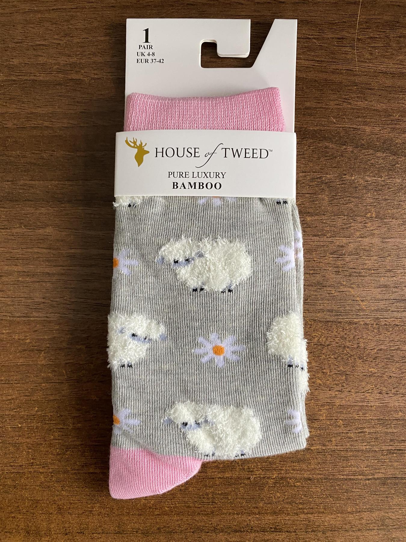 House of Tweed Pure Luxury Women's Bamboo Socks - Animal Pattern Collection - Image 18