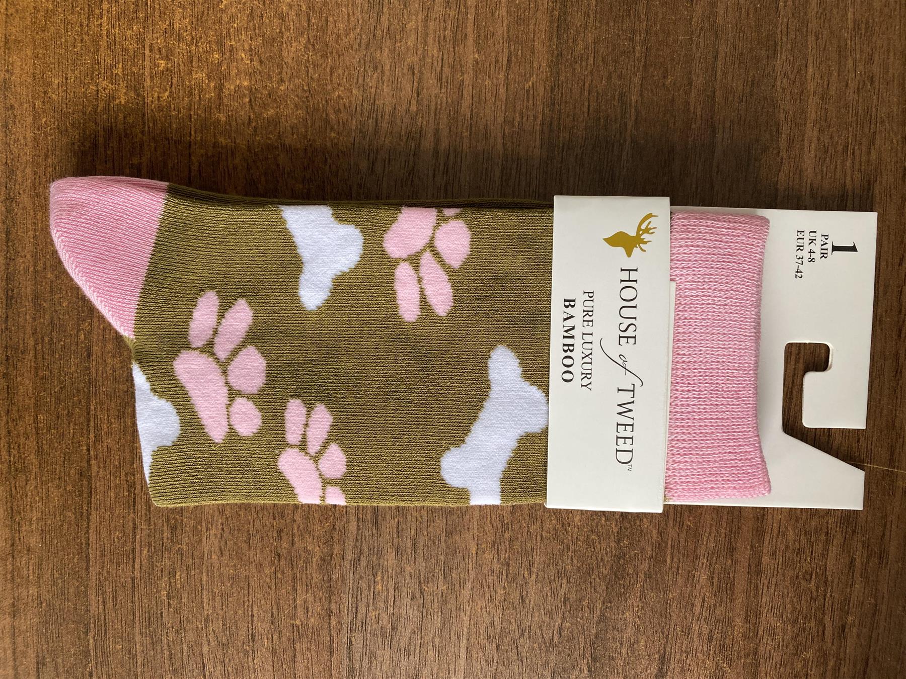 House of Tweed Pure Luxury Women's Bamboo Socks - Animal Pattern Collection - Image 20