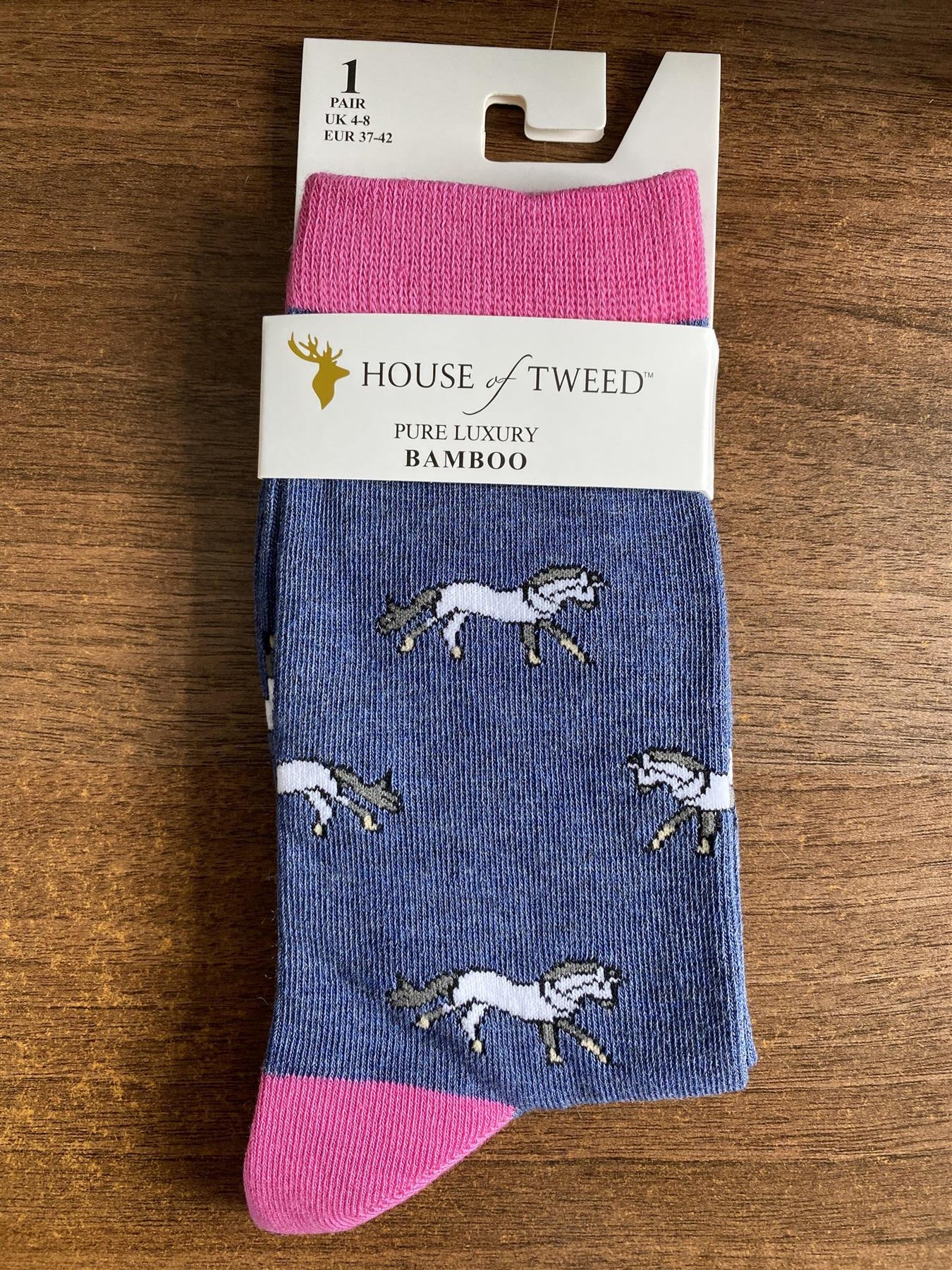 House of Tweed Pure Luxury Women's Bamboo Socks - Animal Pattern Collection - Image 21