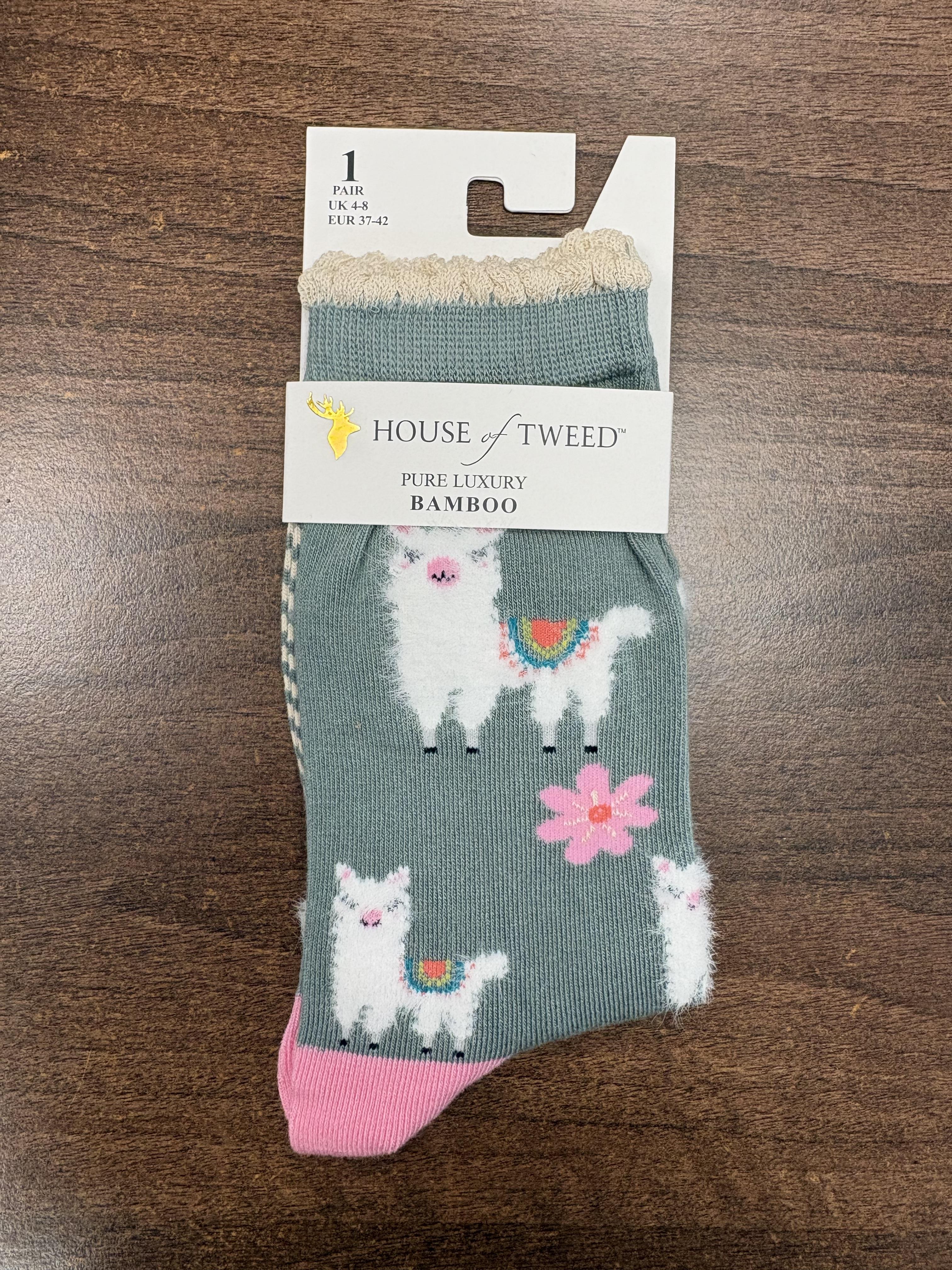 House of Tweed Pure Luxury Women's Bamboo Socks - Animal Pattern Collection - Image 30