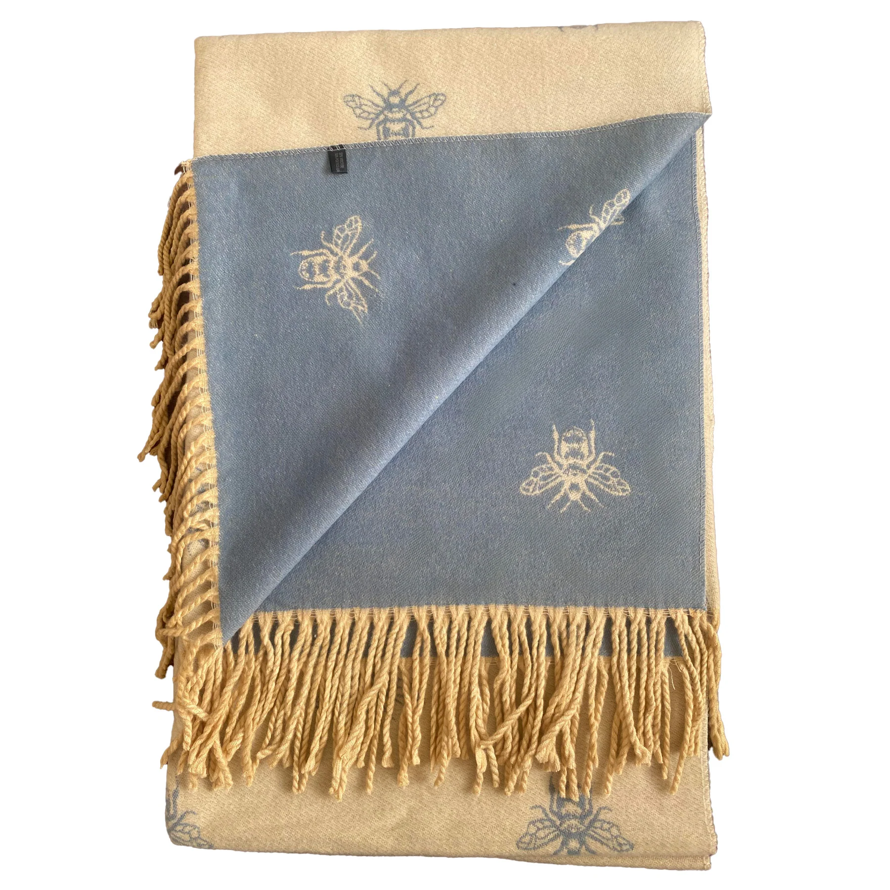 House of Tweed Cashmere Blend Reversible Scarf - Bee - Image 11