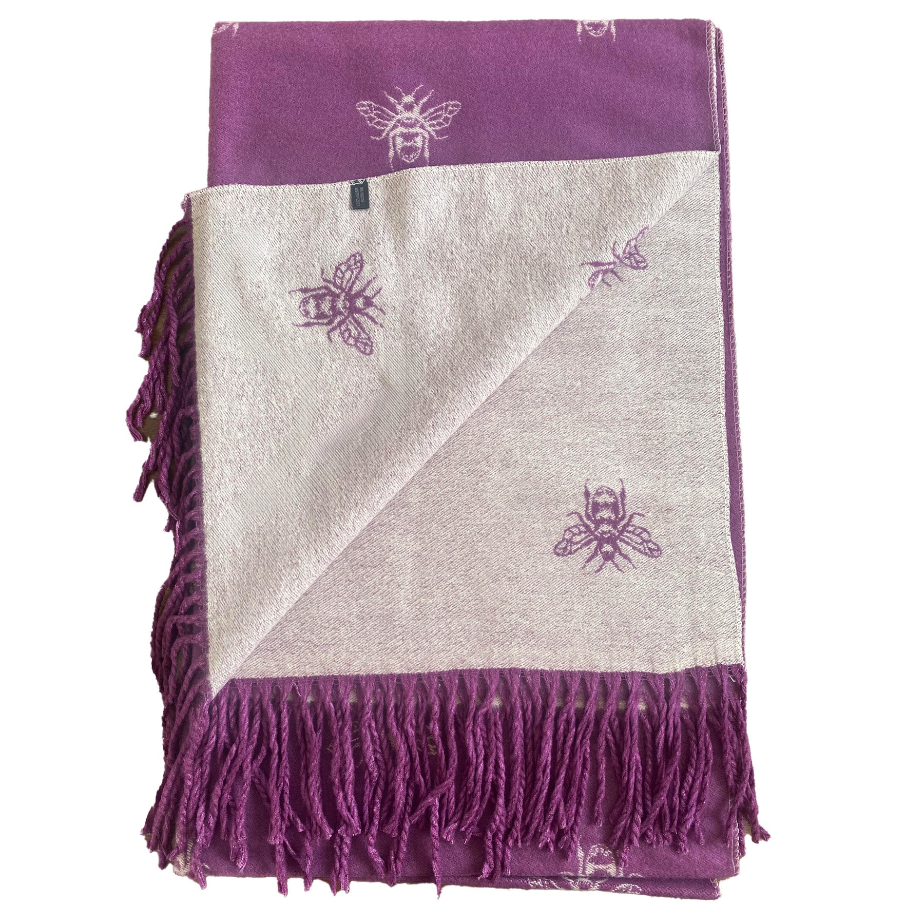 House of Tweed Cashmere Blend Reversible Scarf - Bee - Image 15