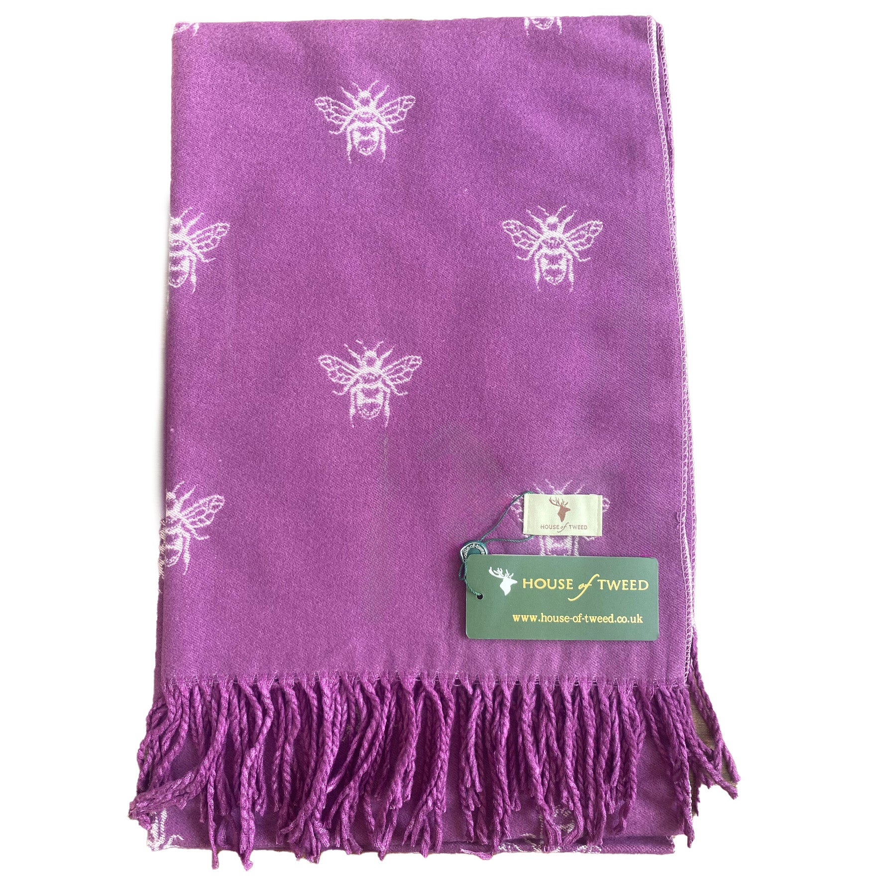 House of Tweed Cashmere Blend Reversible Scarf - Bee - Image 16
